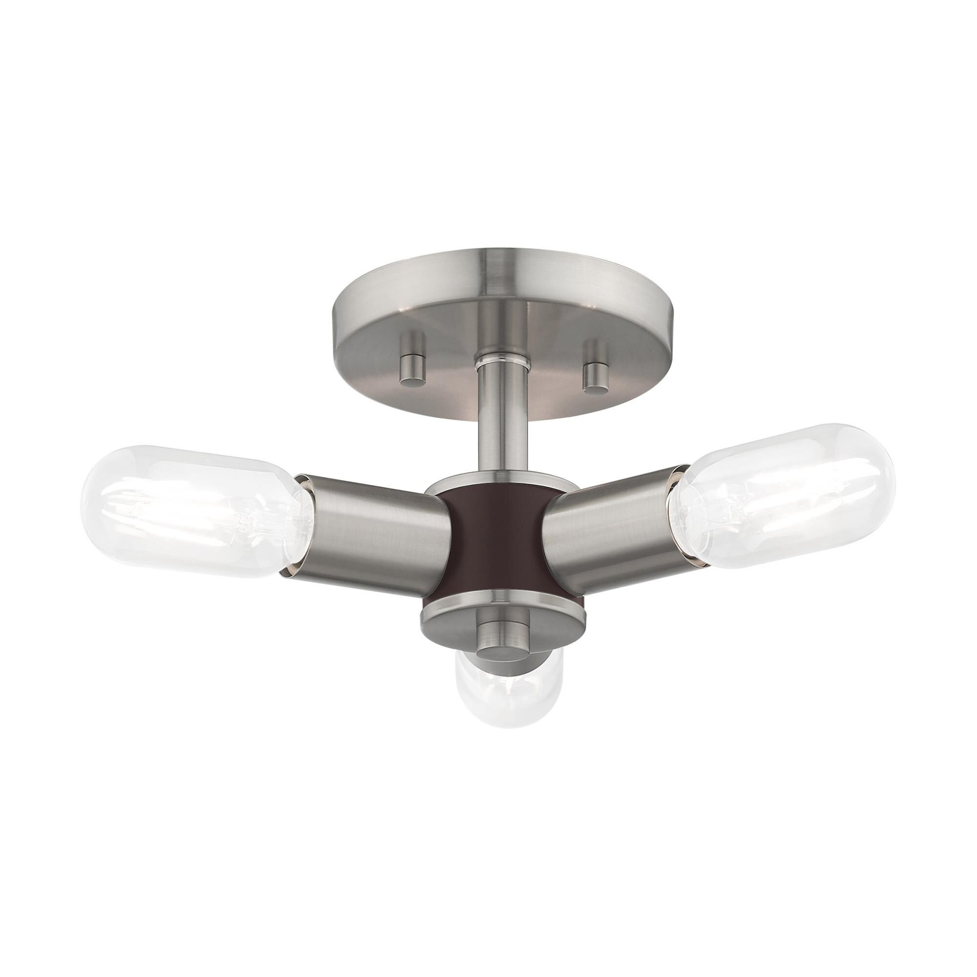 Copenhagen 3 Light Semi Flush Mount by Livex Lighting