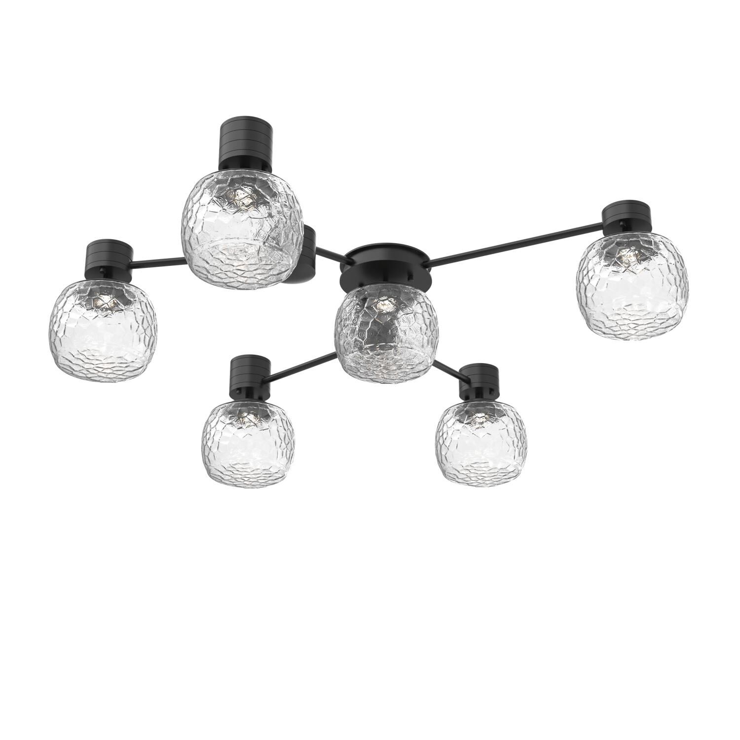 Levi Wilson Vessel 37 Inch Semi Flush Mount by Hammerton Studio