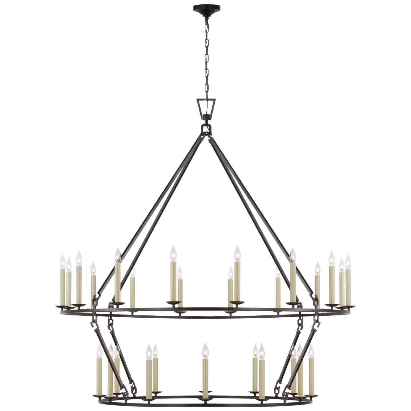 Chapman and Myers Darlana 61 Inch 28 Light LED Chandelier by Visual Comfort Signature Collection