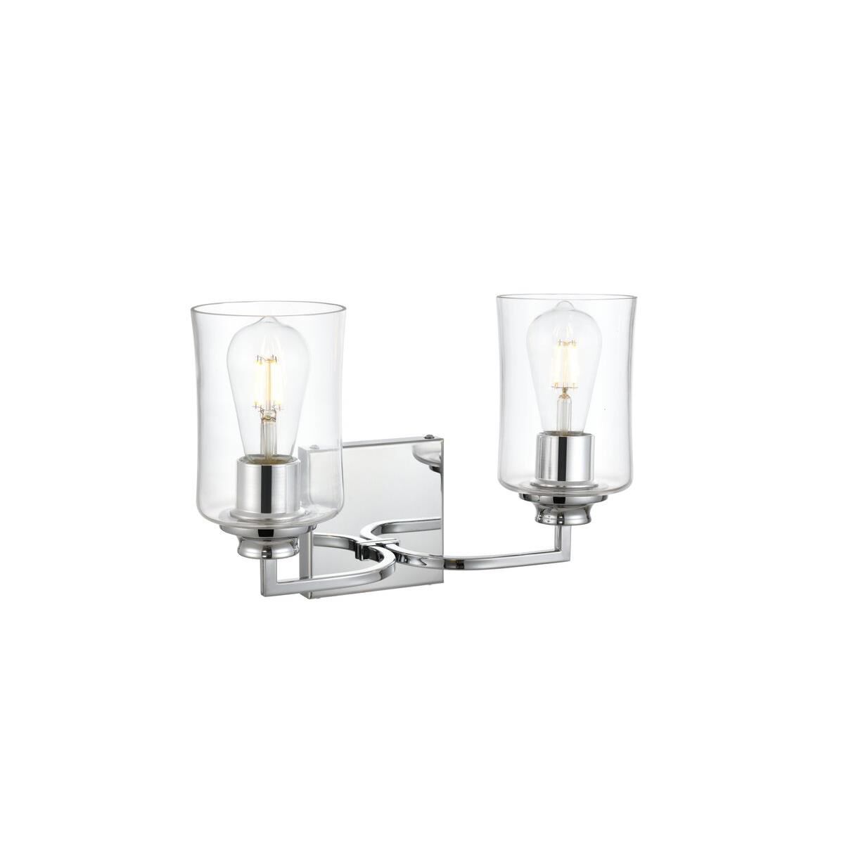 Ronnie 14 Inch 2 Light Bath Vanity Light by Elegant Lighting