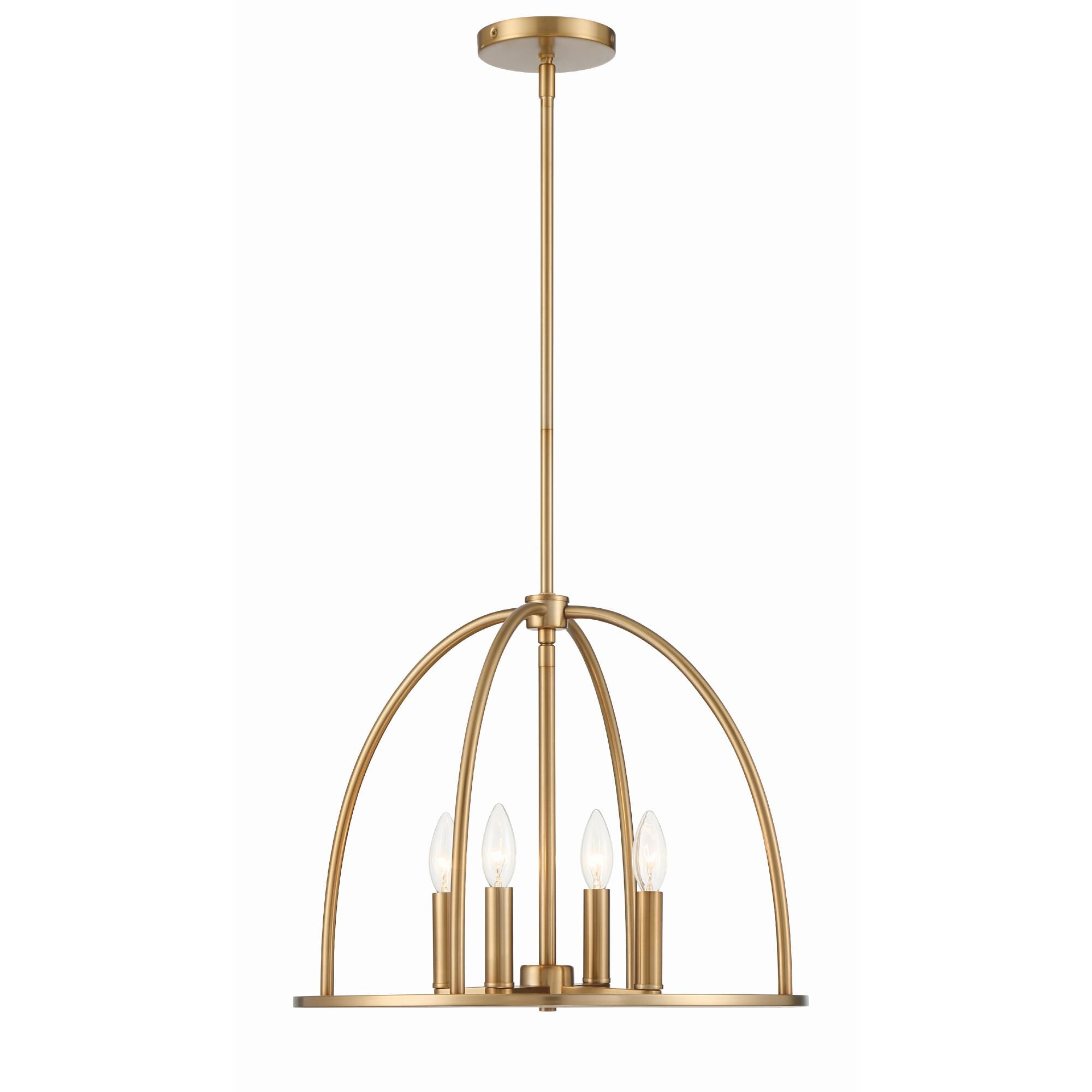 Abbott 18 Inch 4 Light Mini Chandelier by Crystorama