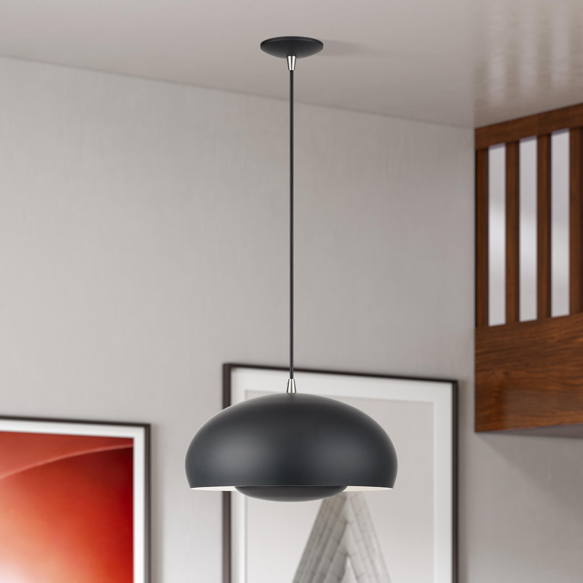 Domma 17 Inch Large Pendant by Livex Lighting