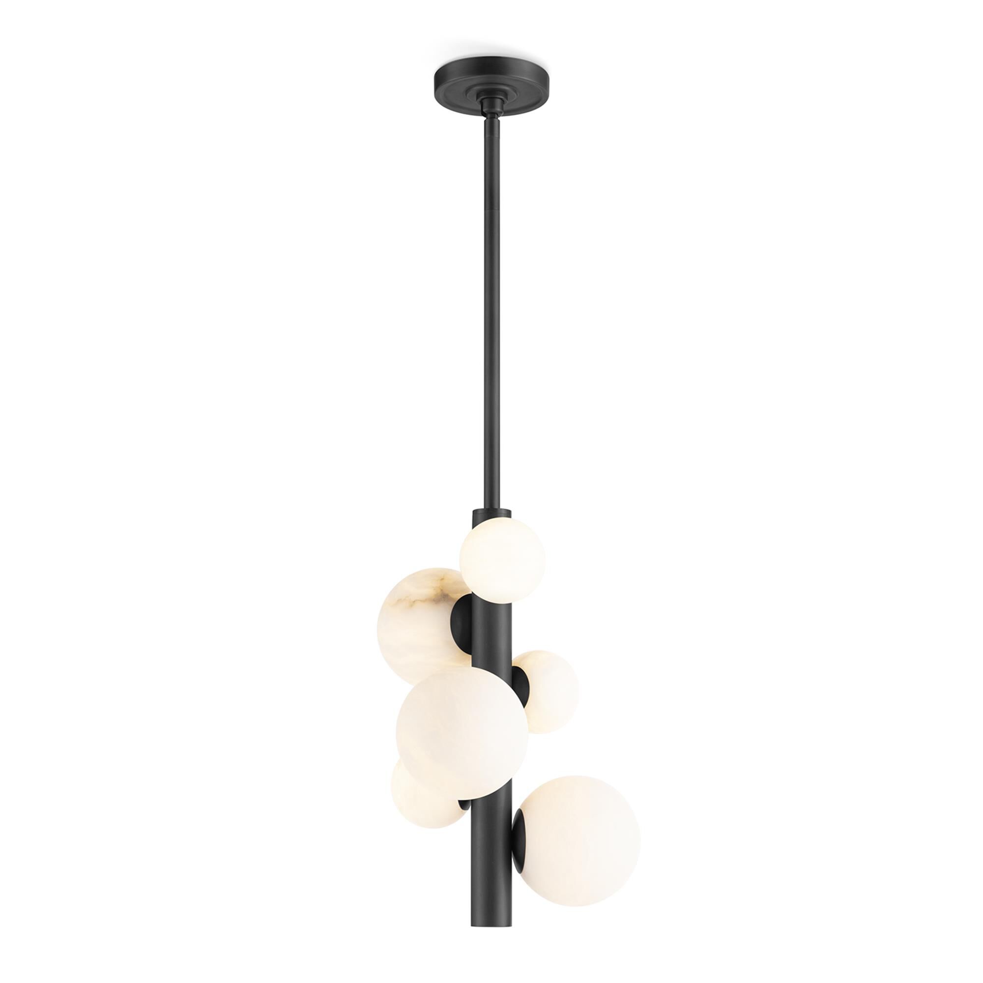 Shown in Oil Rubbed Bronze finish and - None - shade