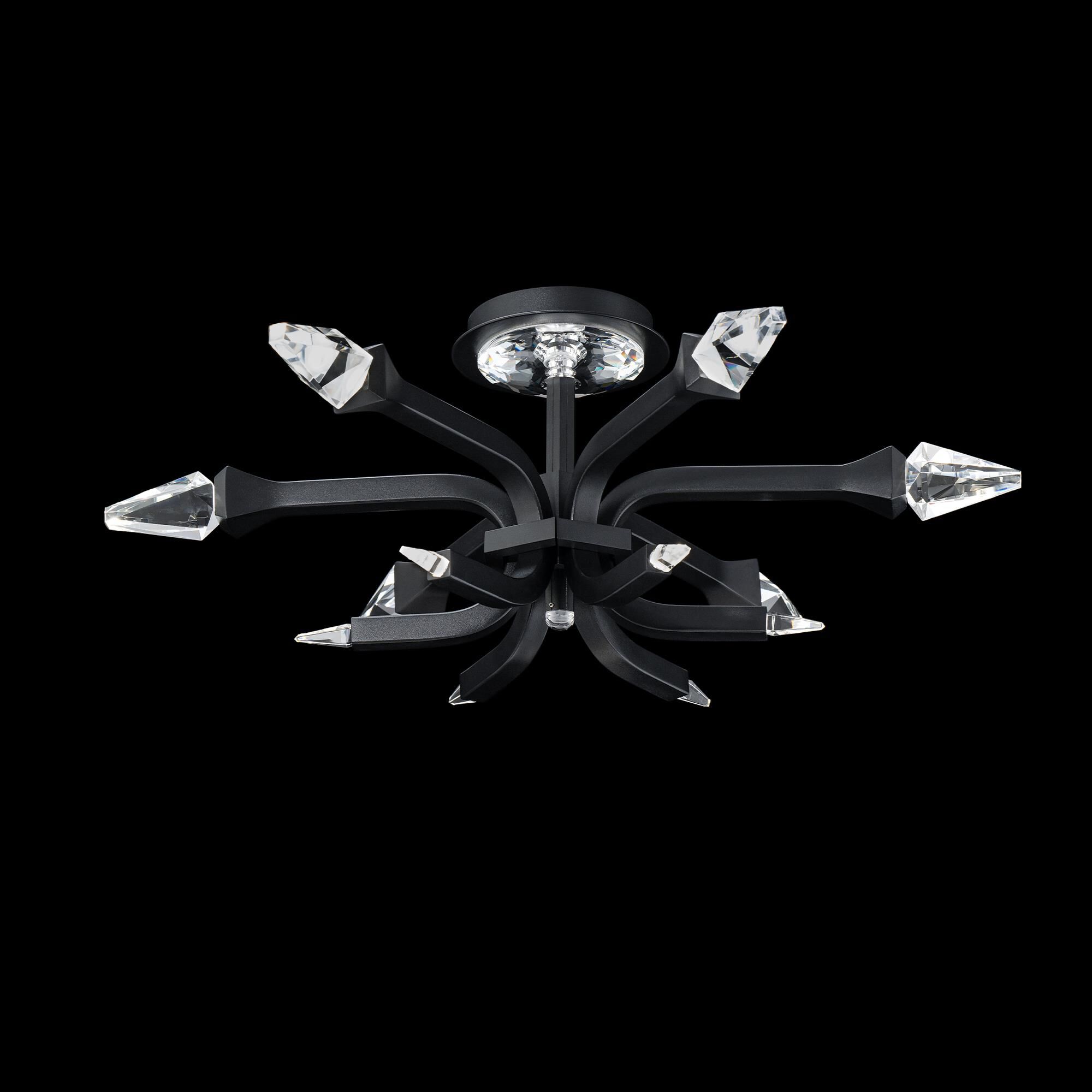 Plumeria 24 Inch Semi Flush Mount by Schonbek Beyond