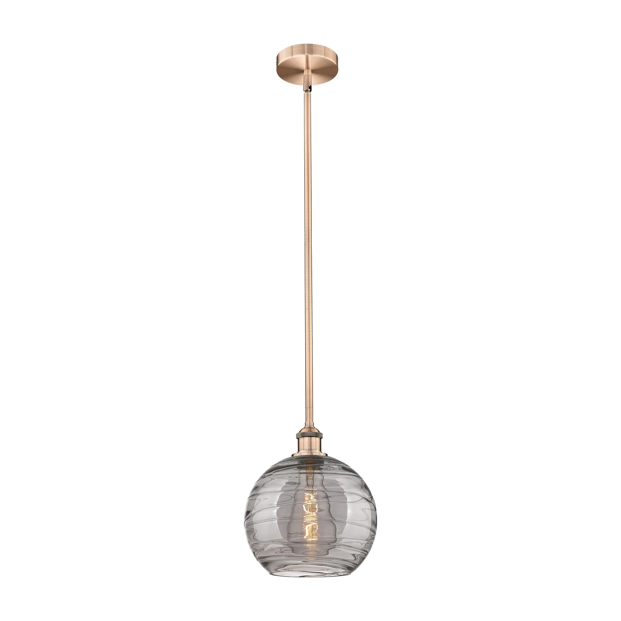 Bruno Marashlian Athens Deco Swirl 10 Inch Mini Pendant by Innovations Lighting