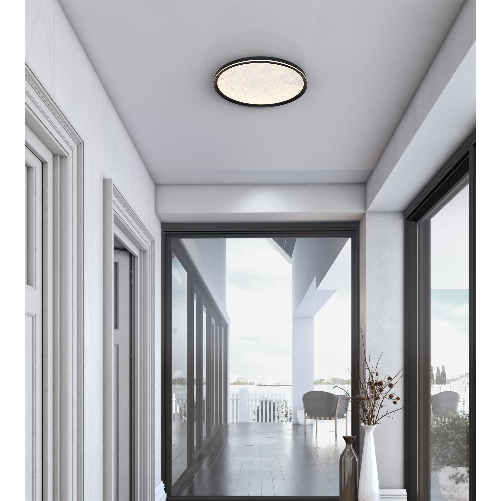 Luna 16 Inch Flush Mount,