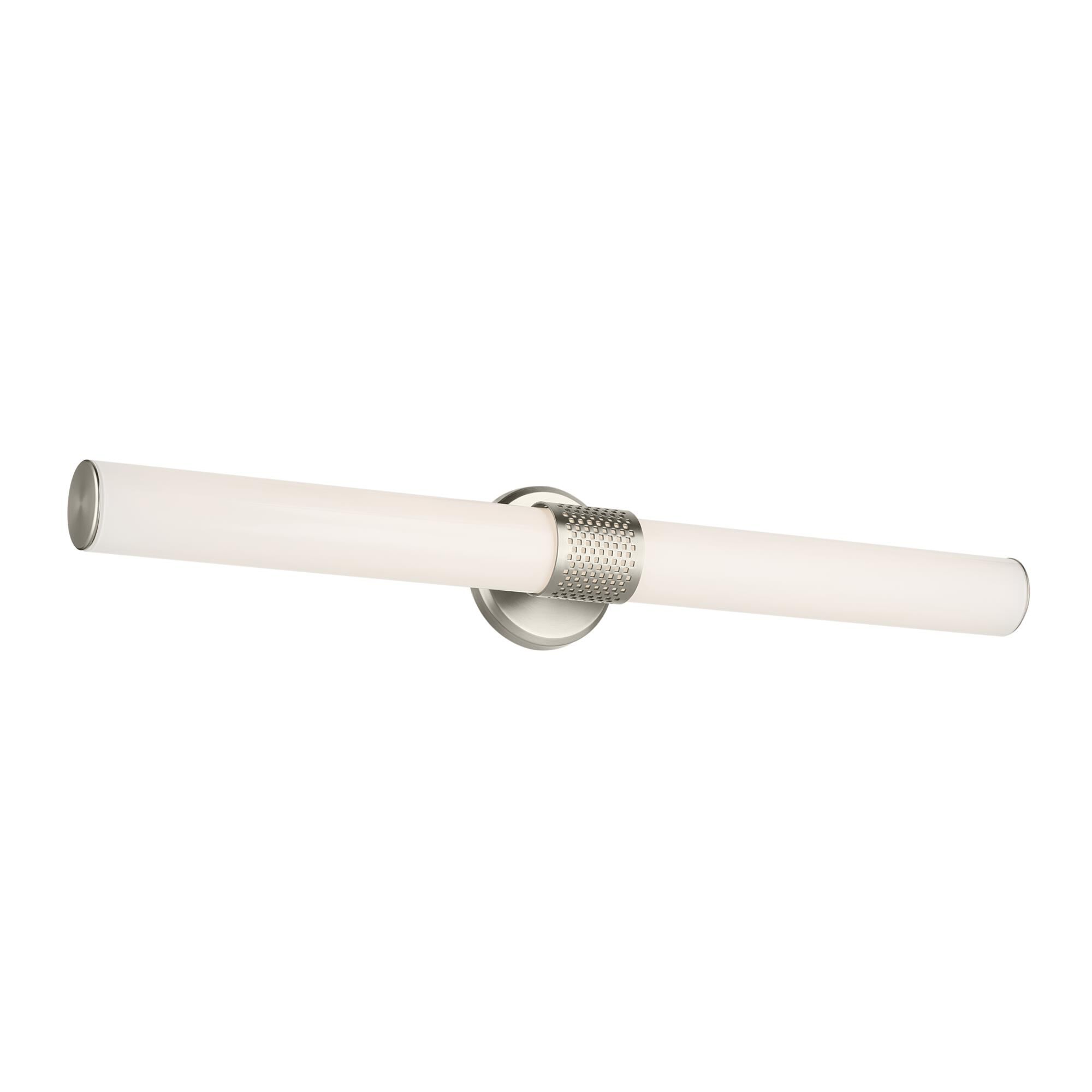 Shown in Brushed Nickel finish and Clear with Painted White Inside glass