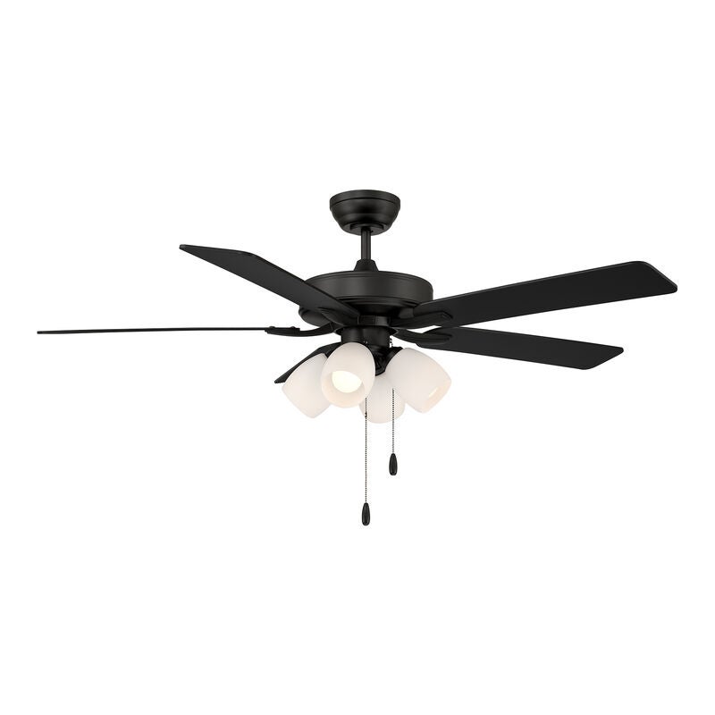 52 Inch Ceiling Fan with Light Kit by Meridian Lighting