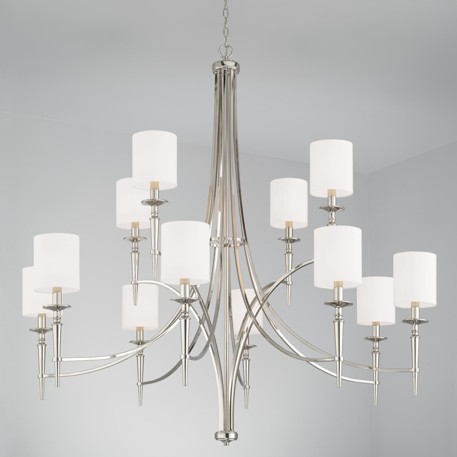 Abbie 51 Inch 12 Light Chandelier Capitol Lighting
