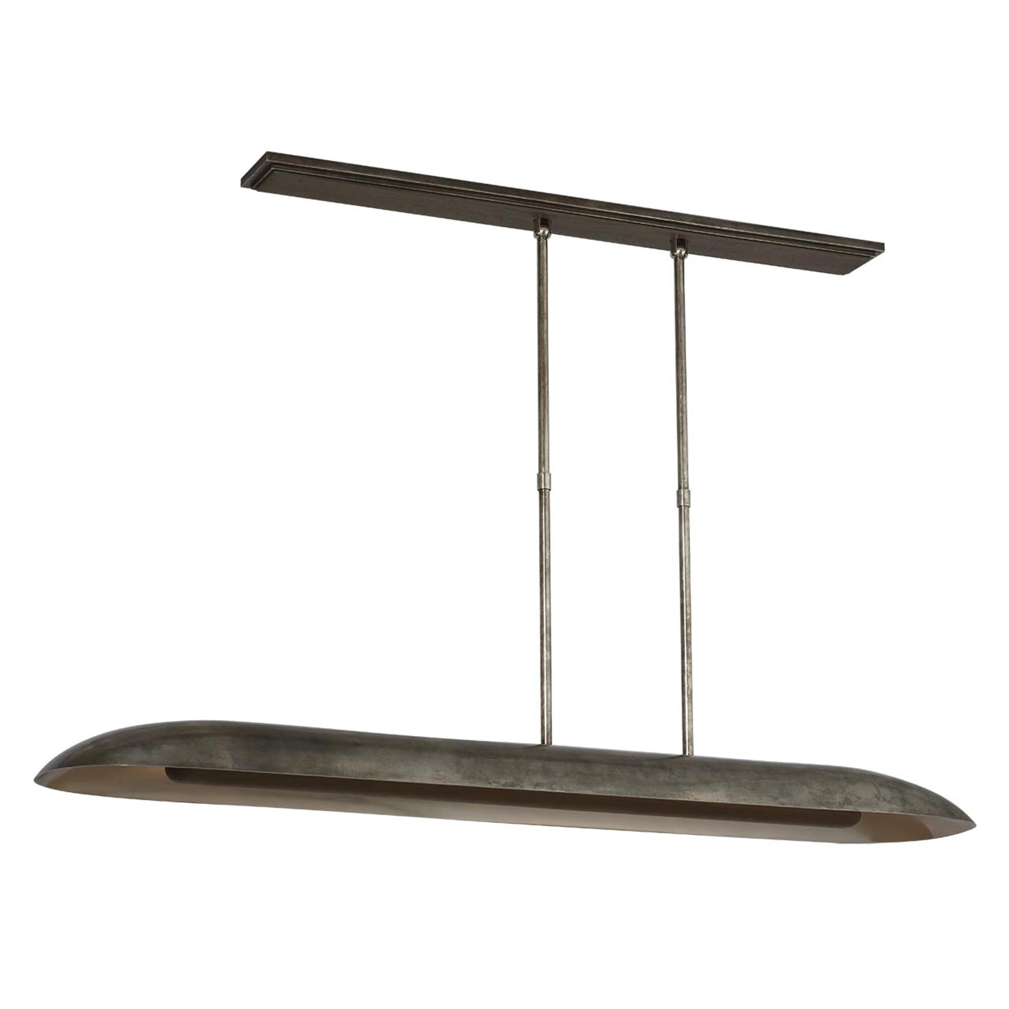 Shown in Mottled Pewter And Warm Walnut finish