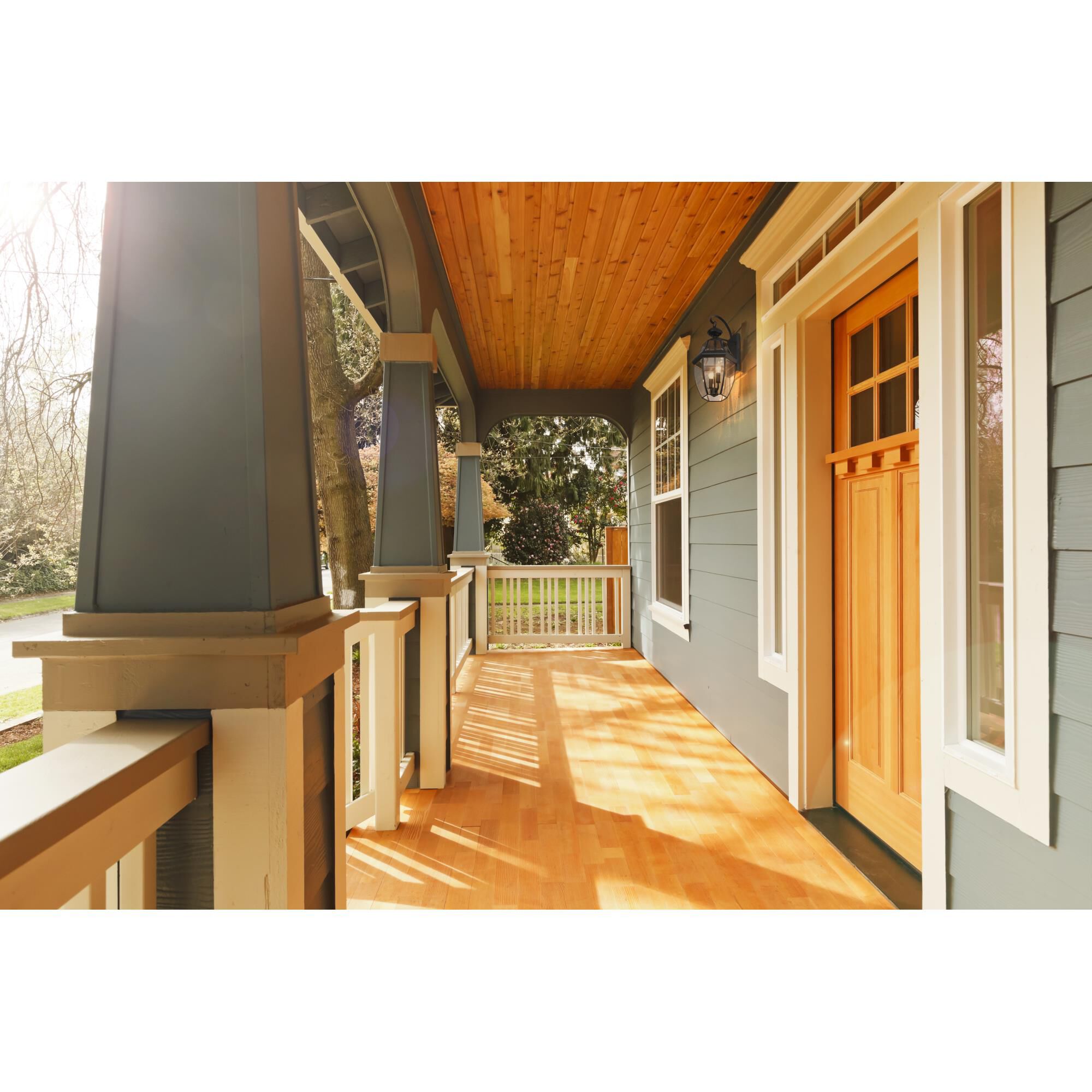 Shown in Black finish and Glass shade