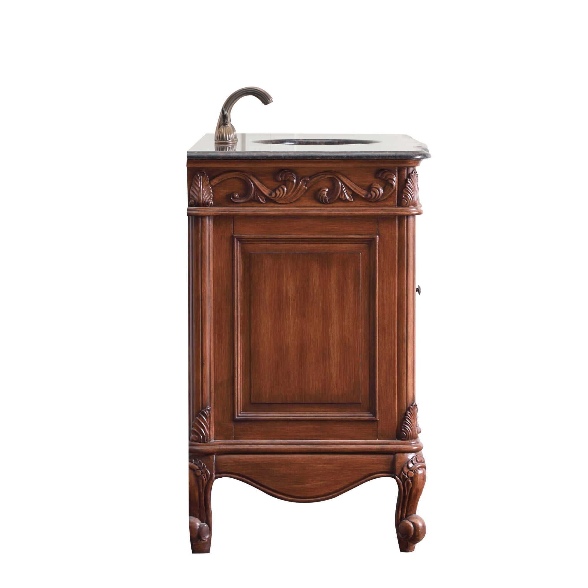 Shown in Teak finish