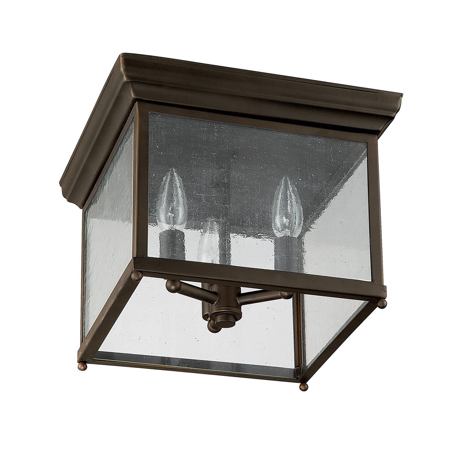 12 Inch 3 Light Outdoor Flush Mount by Capital Lighting Fixture Company