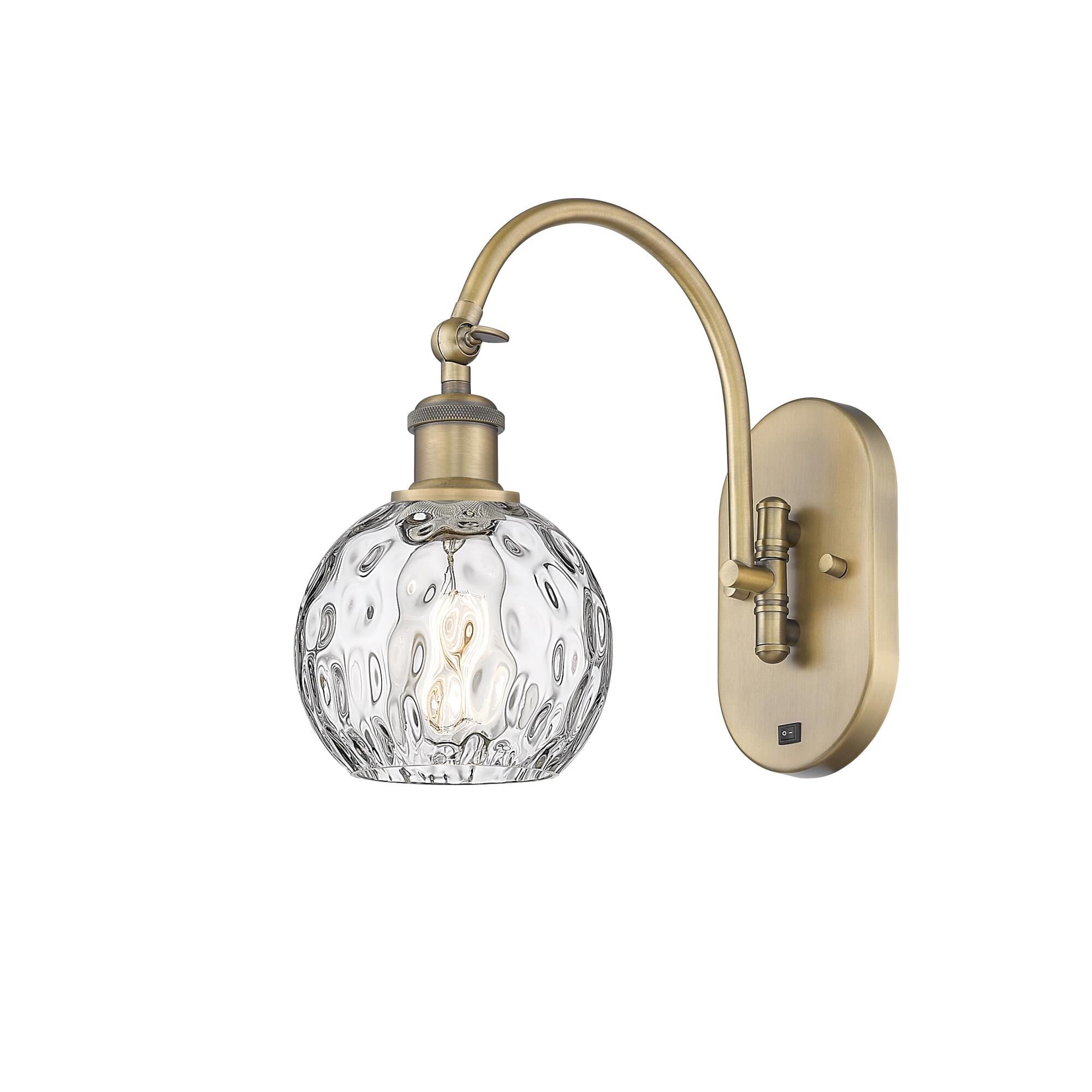 Shown in Brushed Brass finish and Clear Athens Water  6