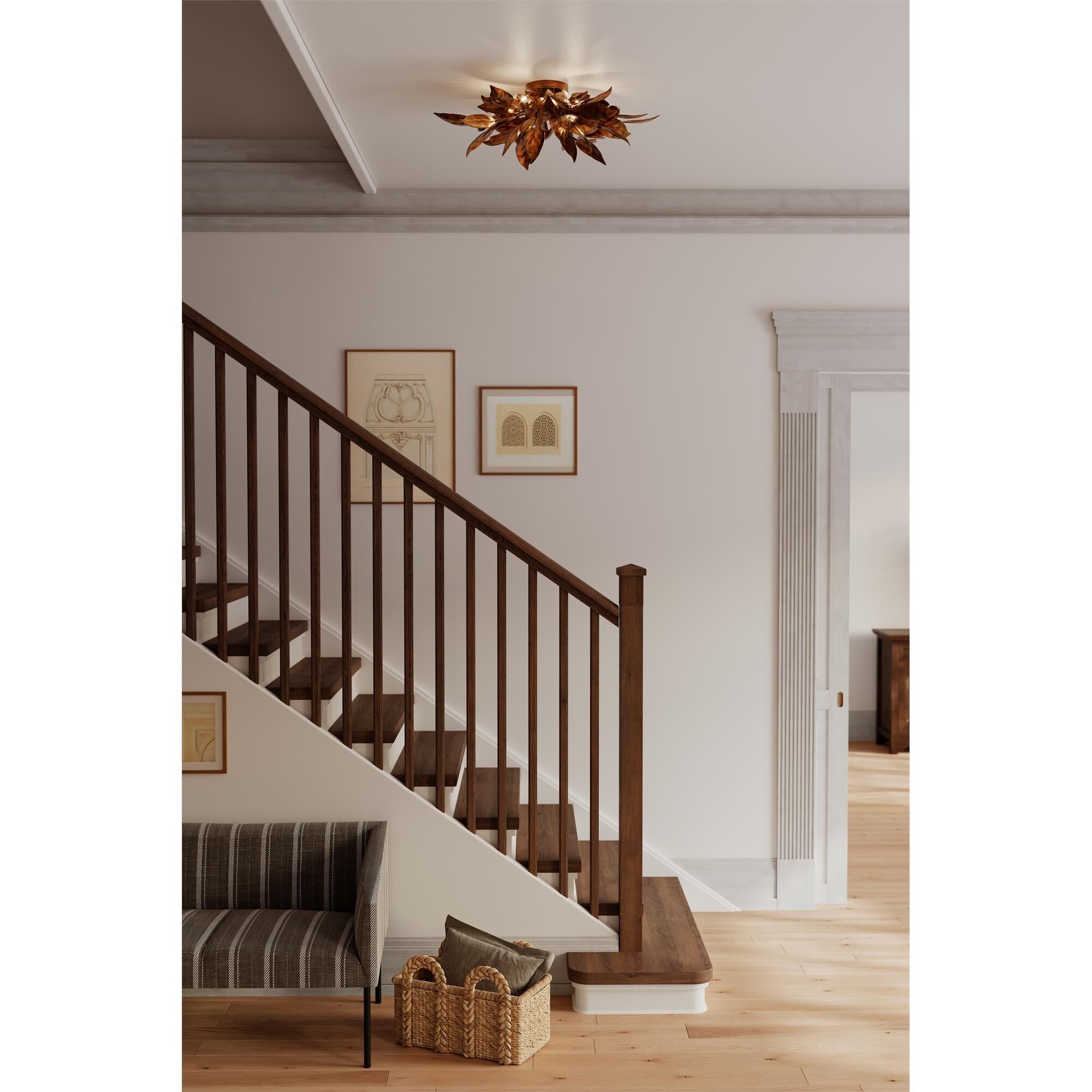 Shown in Weathered Gold finish