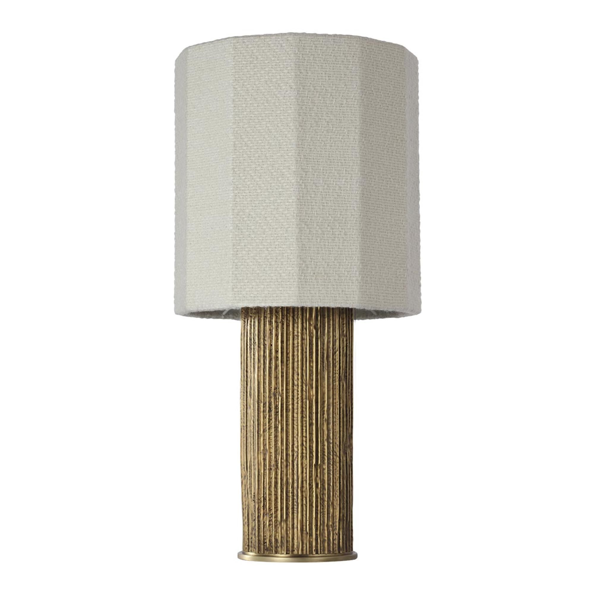 Shown in Ridged Tombac finish and Decorative Boucle shade