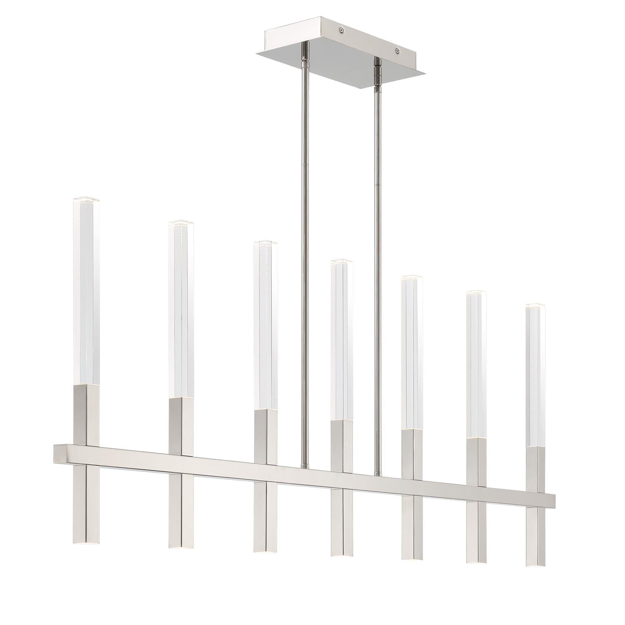 Benicio 46 Inch 7 Light LED Linear Suspension Light by Eurofase Lighting