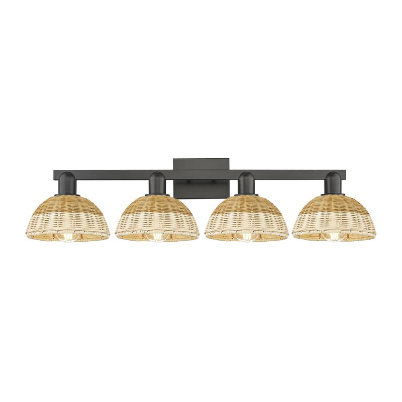 Bruno Marashlian Natural Ballston Dome 36 Inch Bath Vanity Light by Innovations Lighting