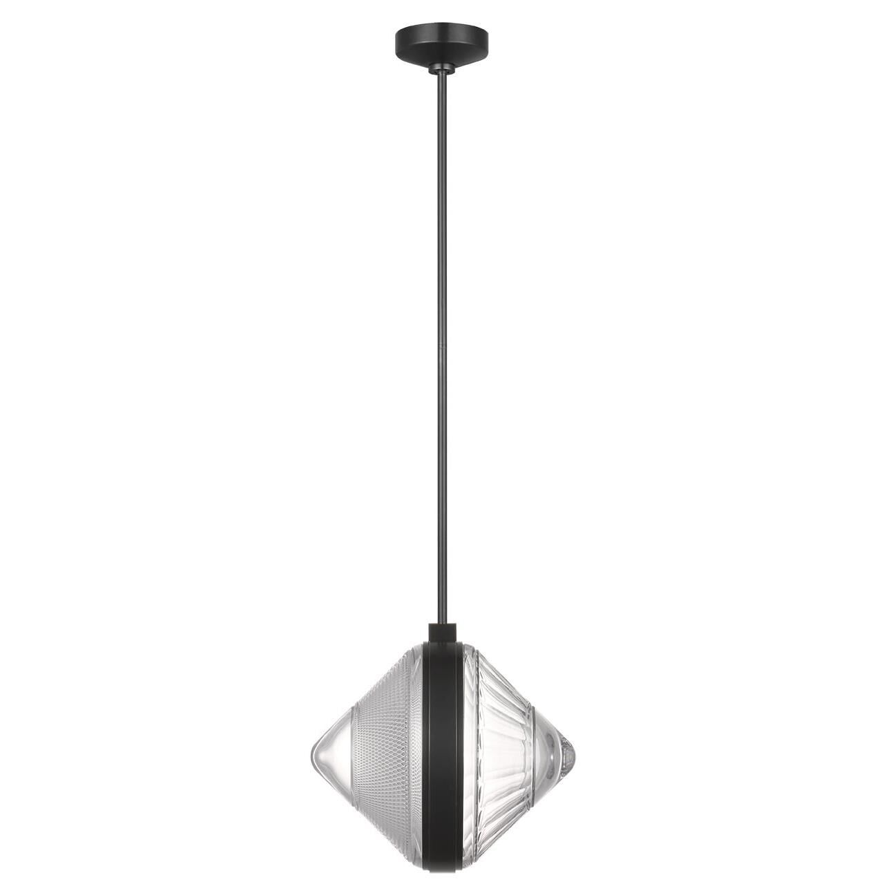 Shown in Bronze finish and Clear crystal