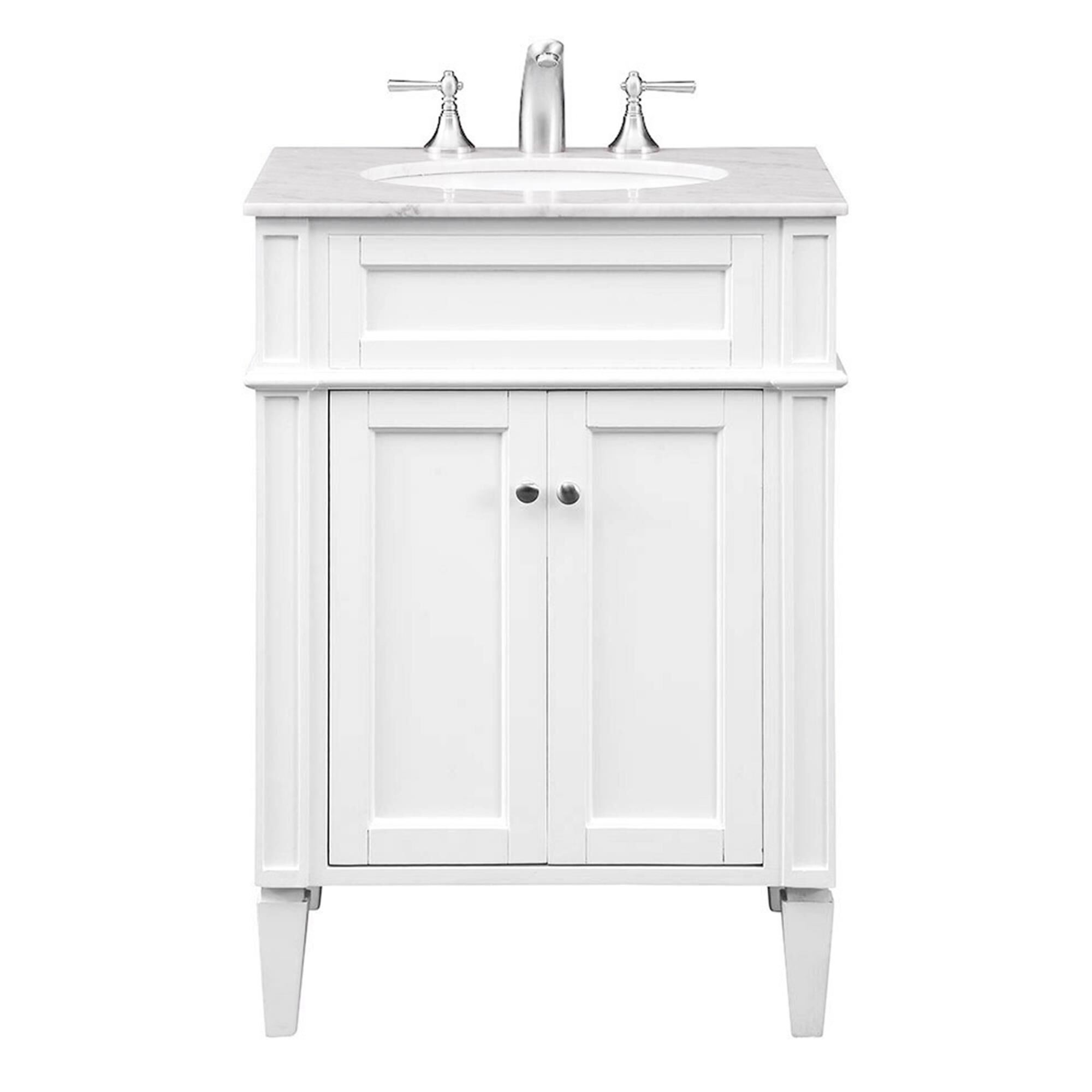 Shown in White finish