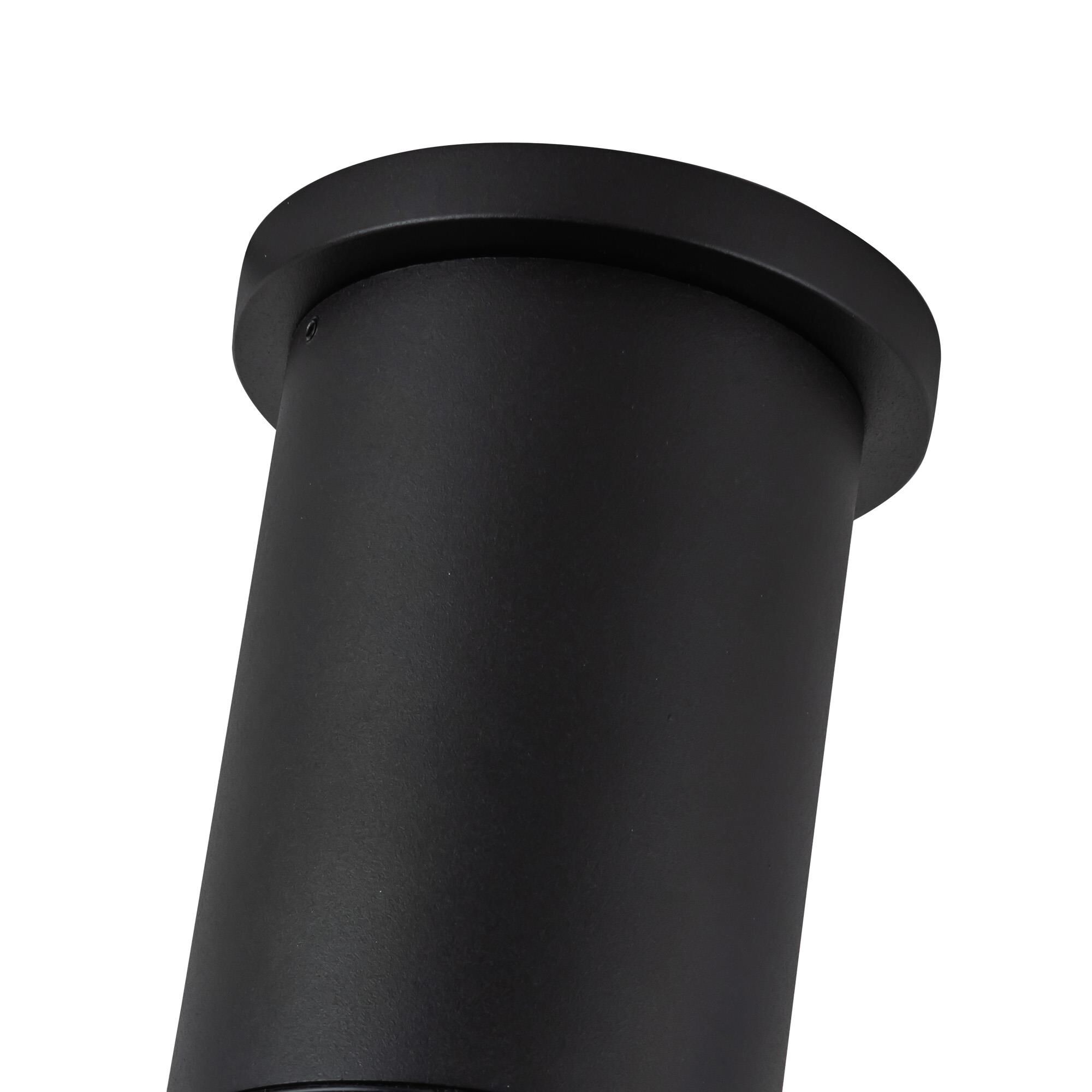 Shown in Black finish and Clear glass