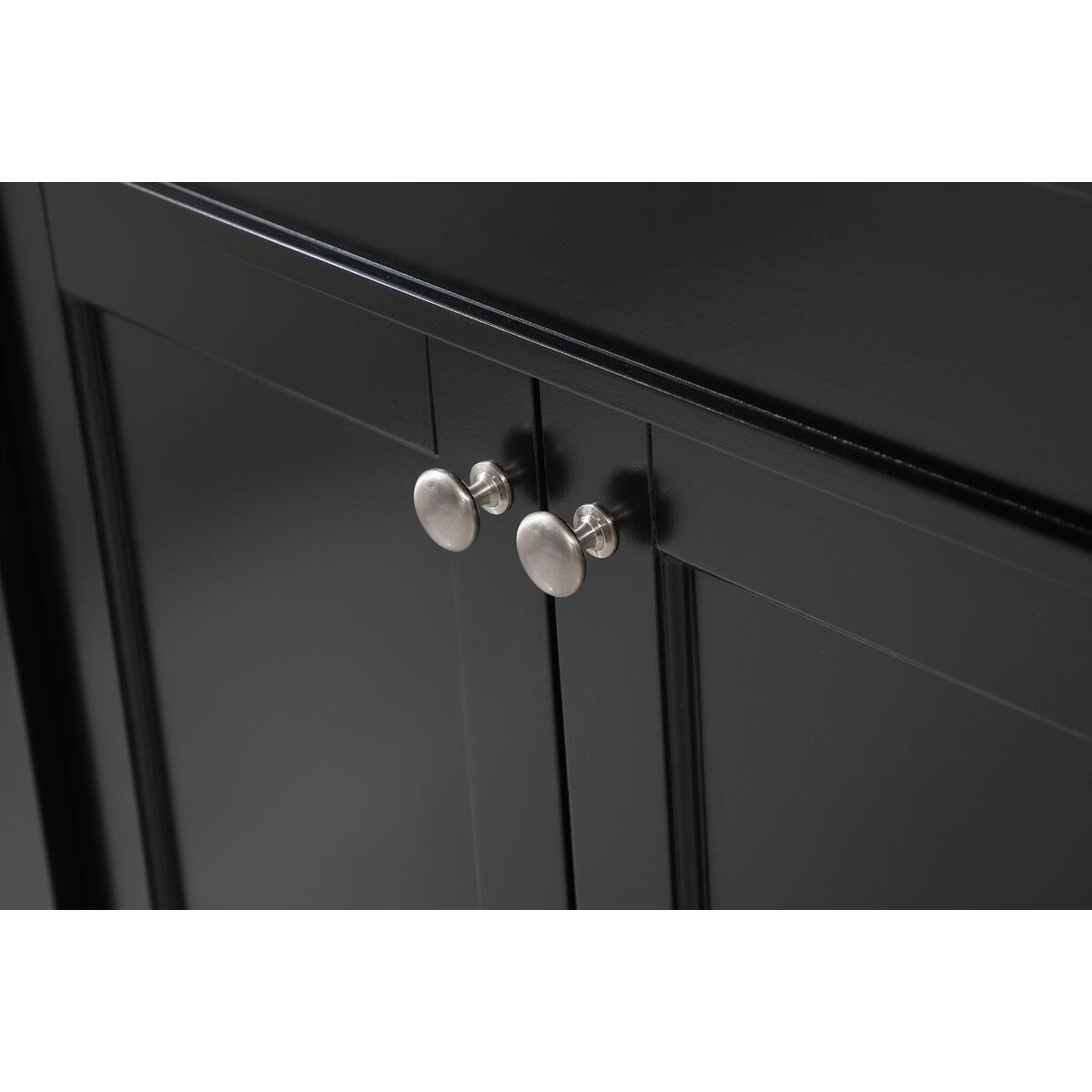 Shown in Black finish