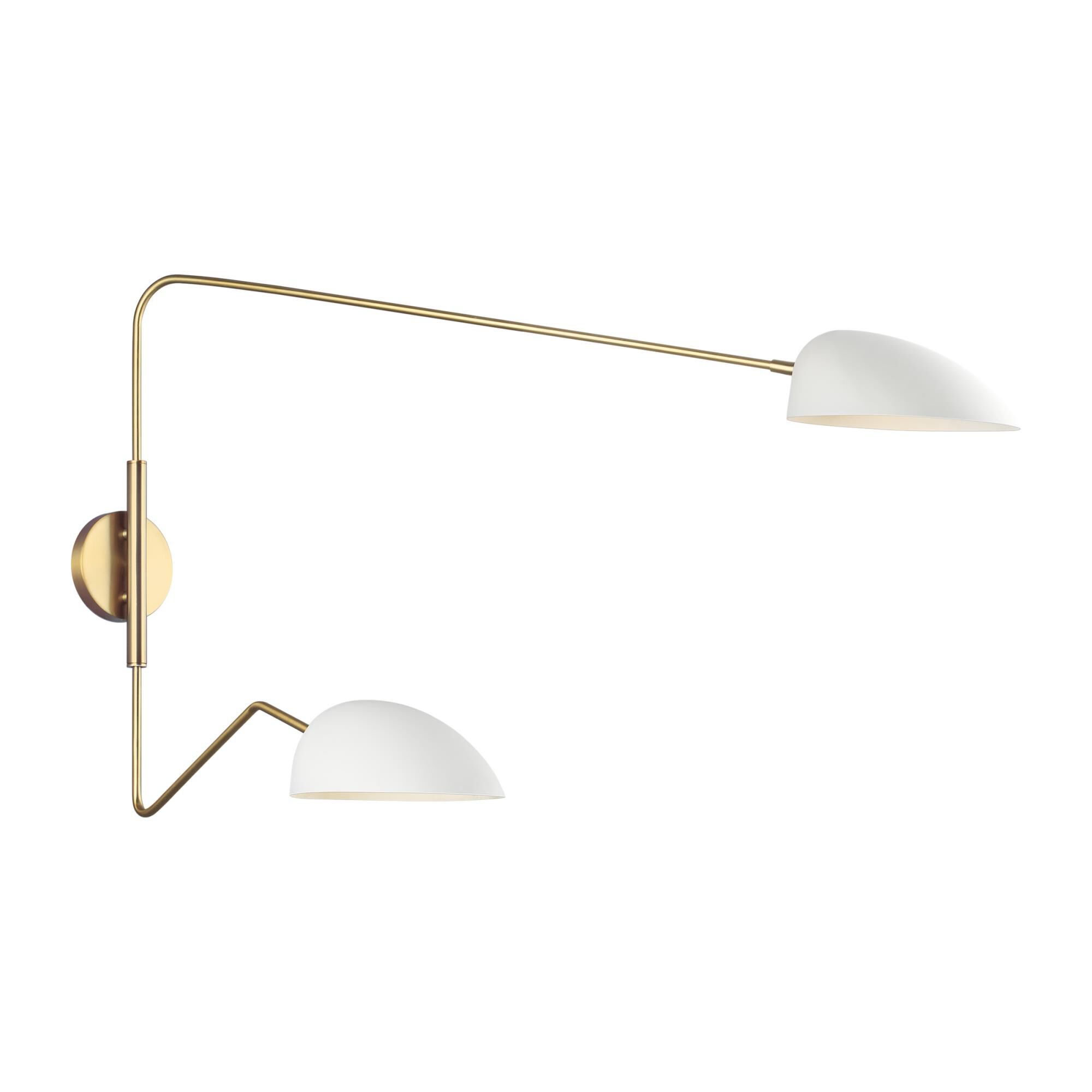 Shown in Matte White finish and Matte Whitesteel shade