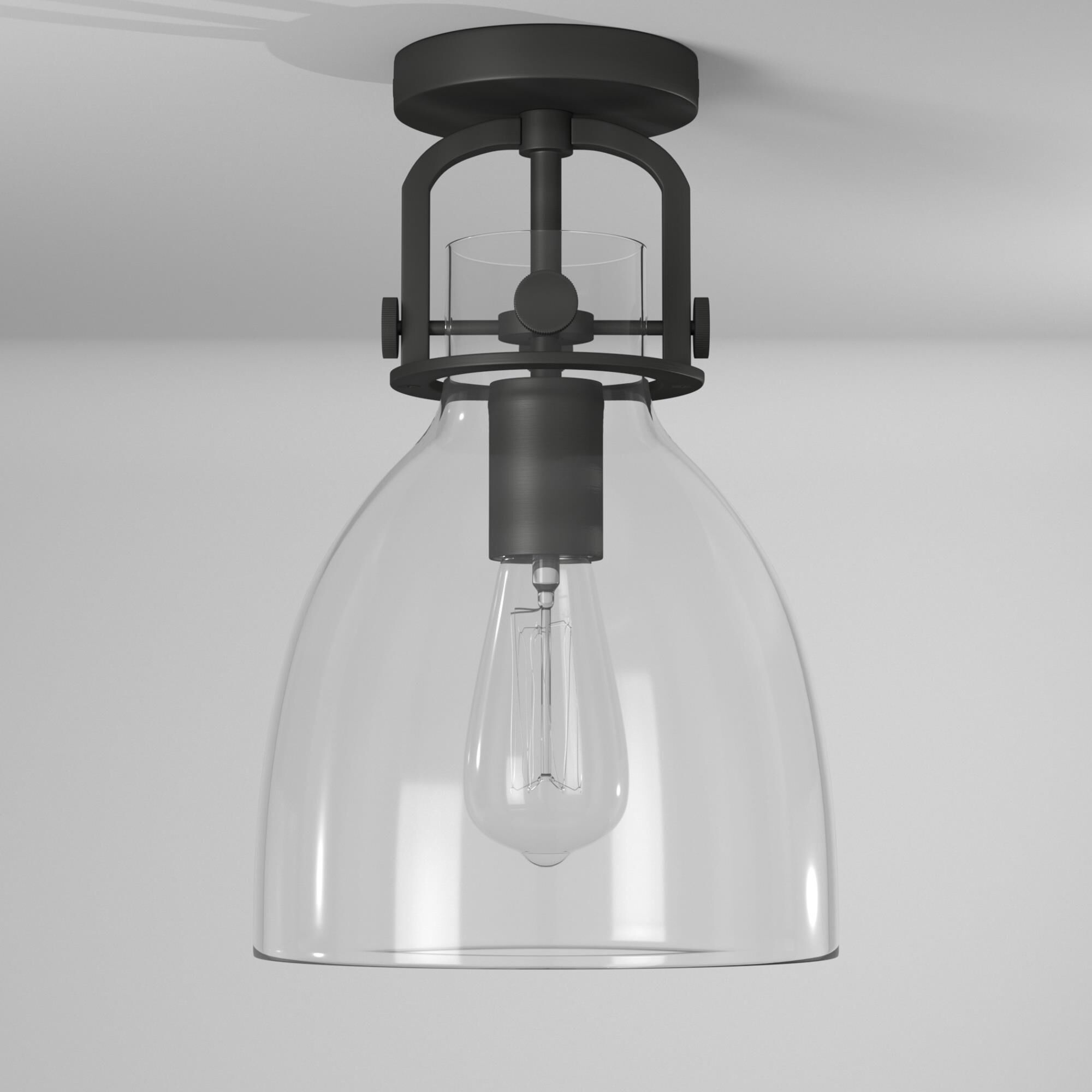 Bruno Marashlian Newton 8 Inch 1 Light Flush Mount by Innovations Lighting