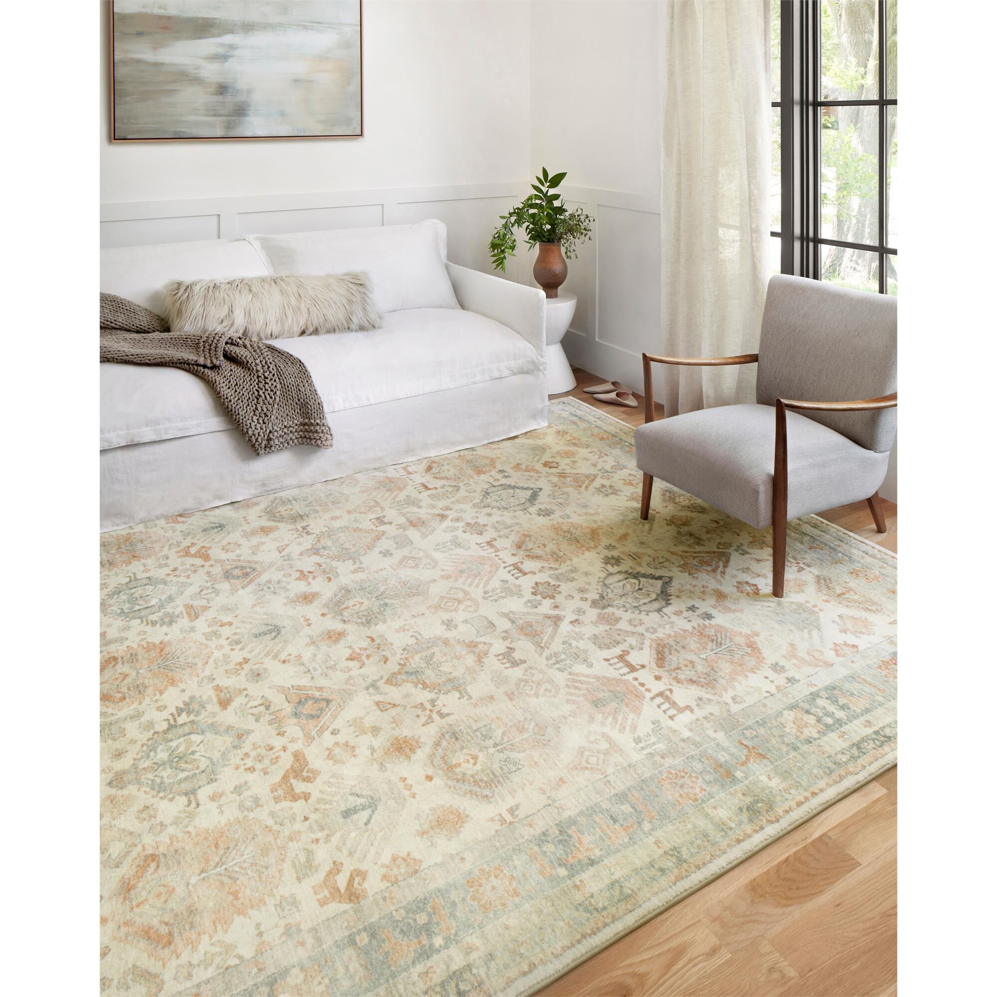 Rosette Area Rug,