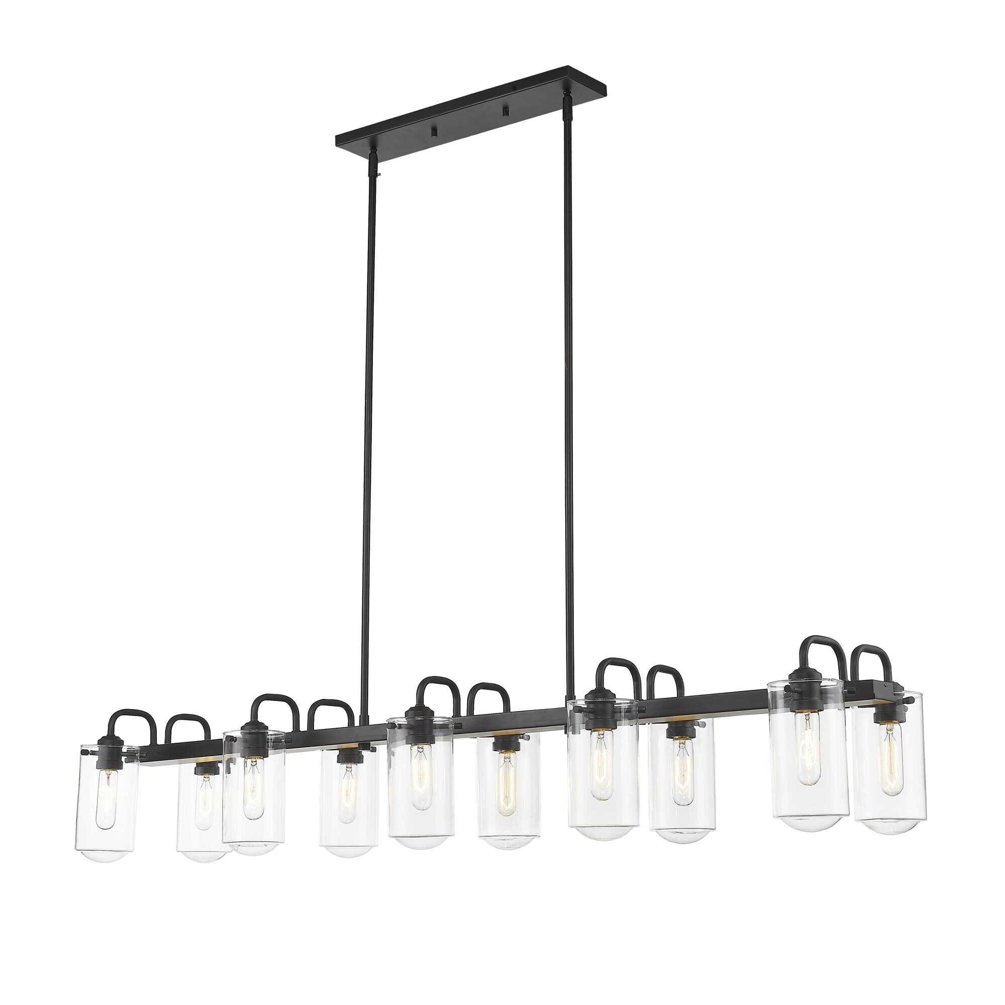 Delaney 56 Inch 10 Light Linear Suspension Light by Z-Lite
