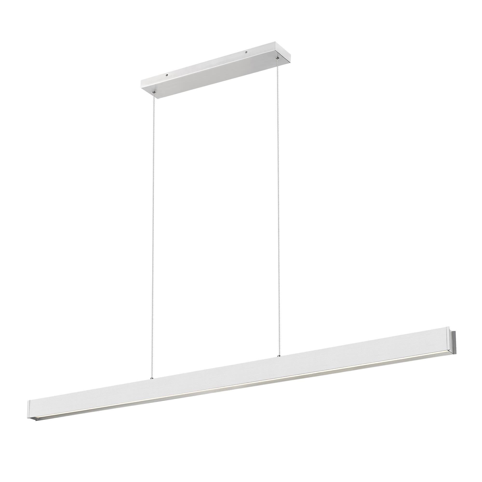 Shown in Brushed Nickel finish and Frosted glass