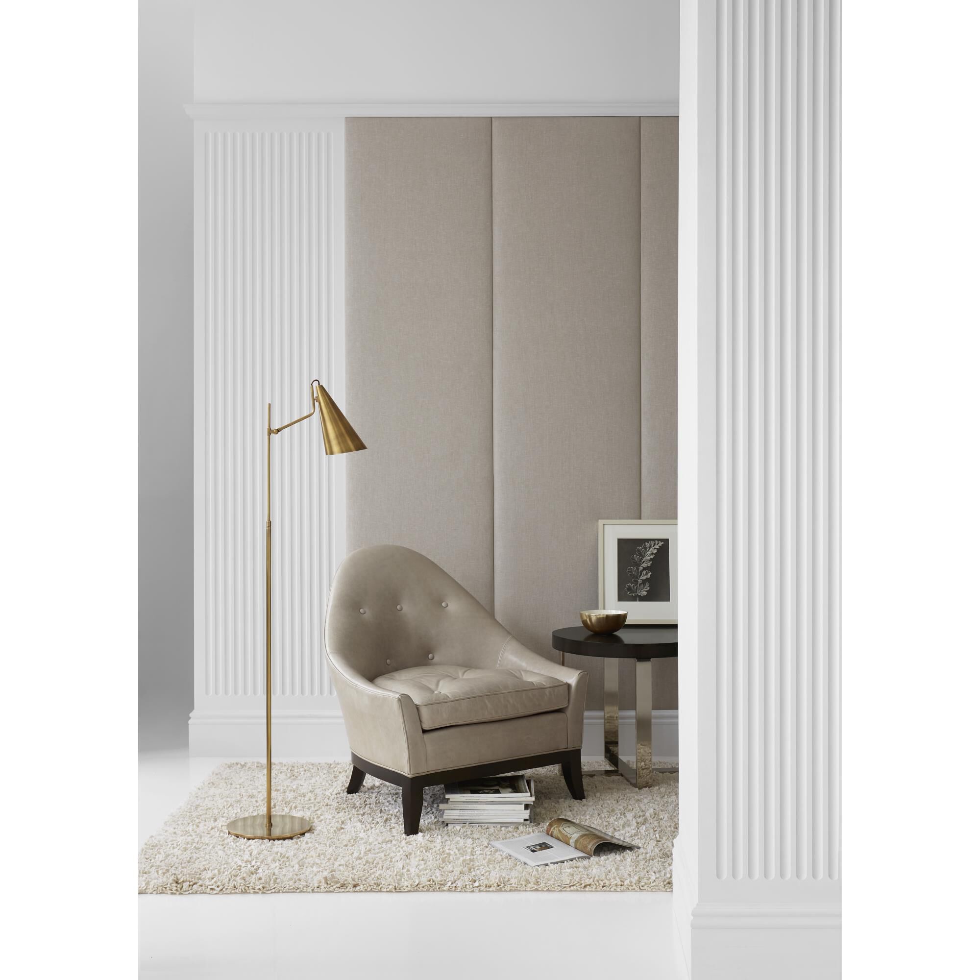 AERIN Clemente 47 Inch Reading Lamp by Visual Comfort Signature Collection