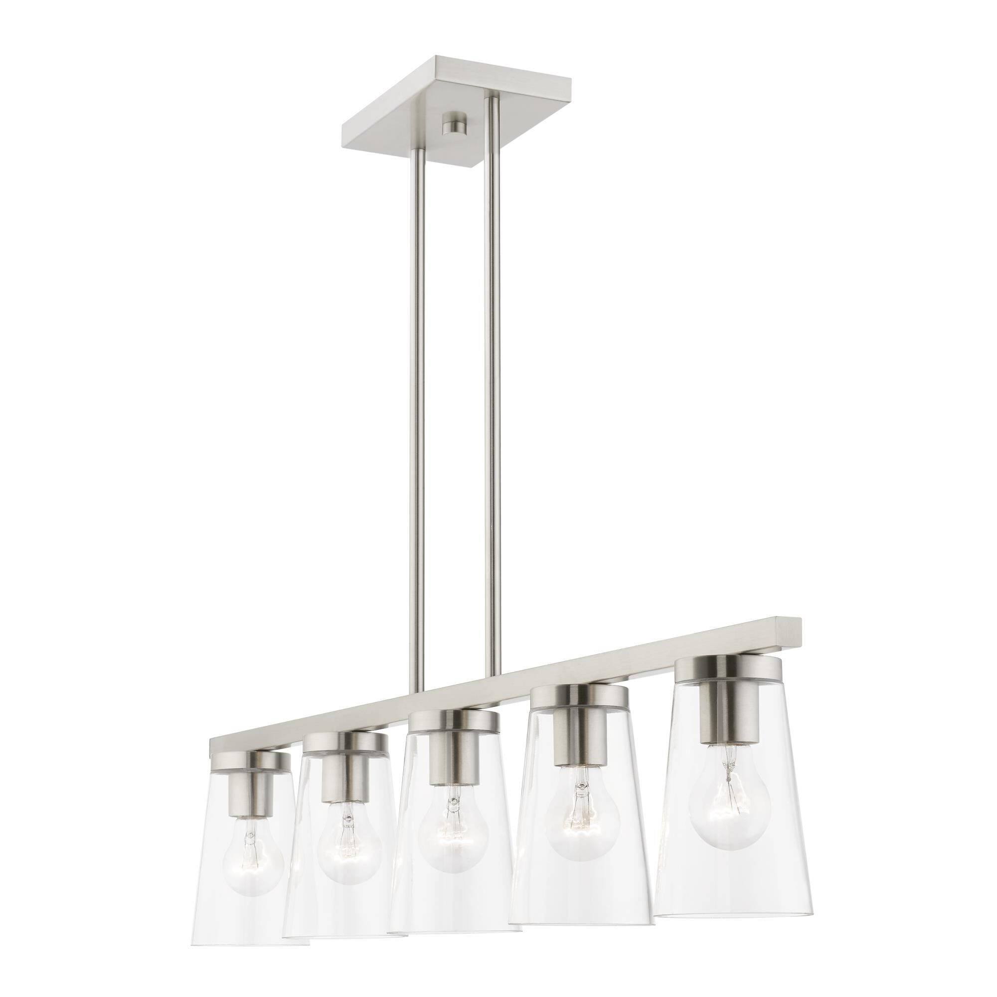 Cityview 40 Inch 5 Light Linear Suspension Light by Livex Lighting