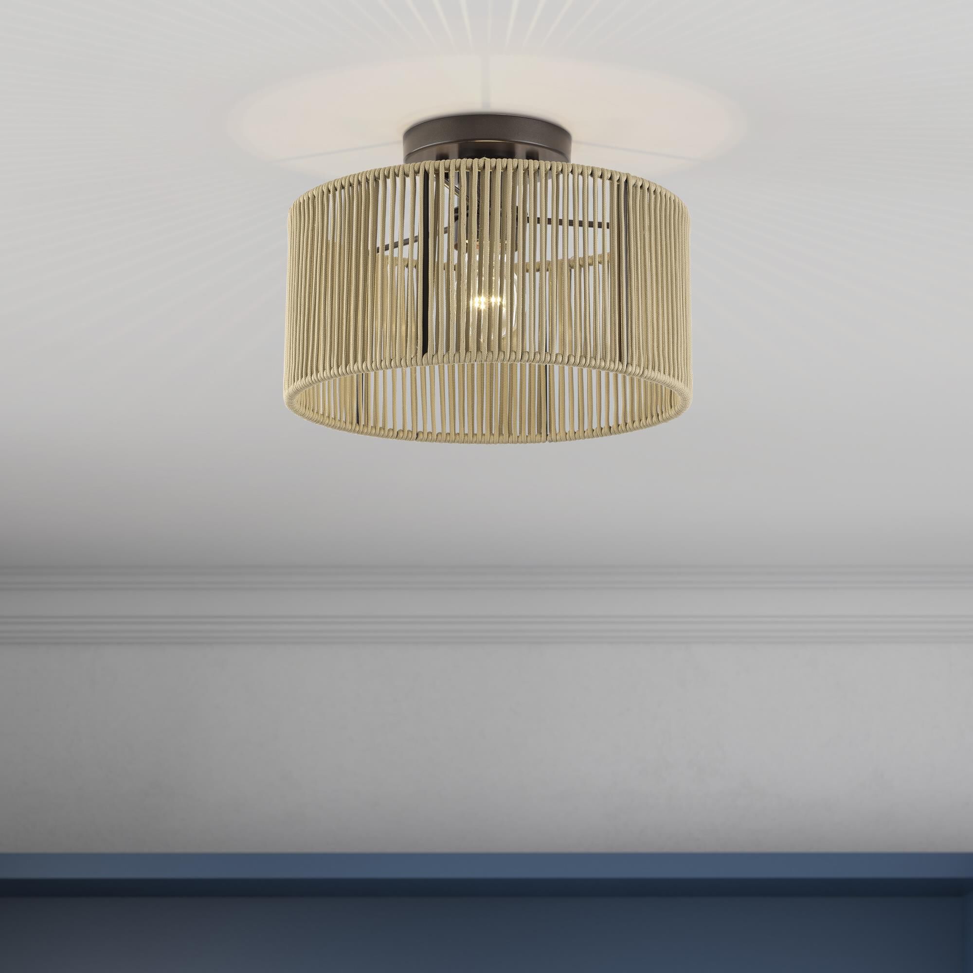 Acordia 12 Inch Semi Flush Mount by Livex Lighting