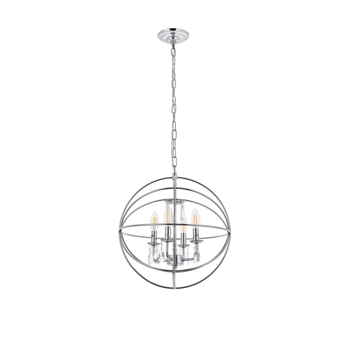 Shown in Chrome finish and Clear Royal Cut crystal