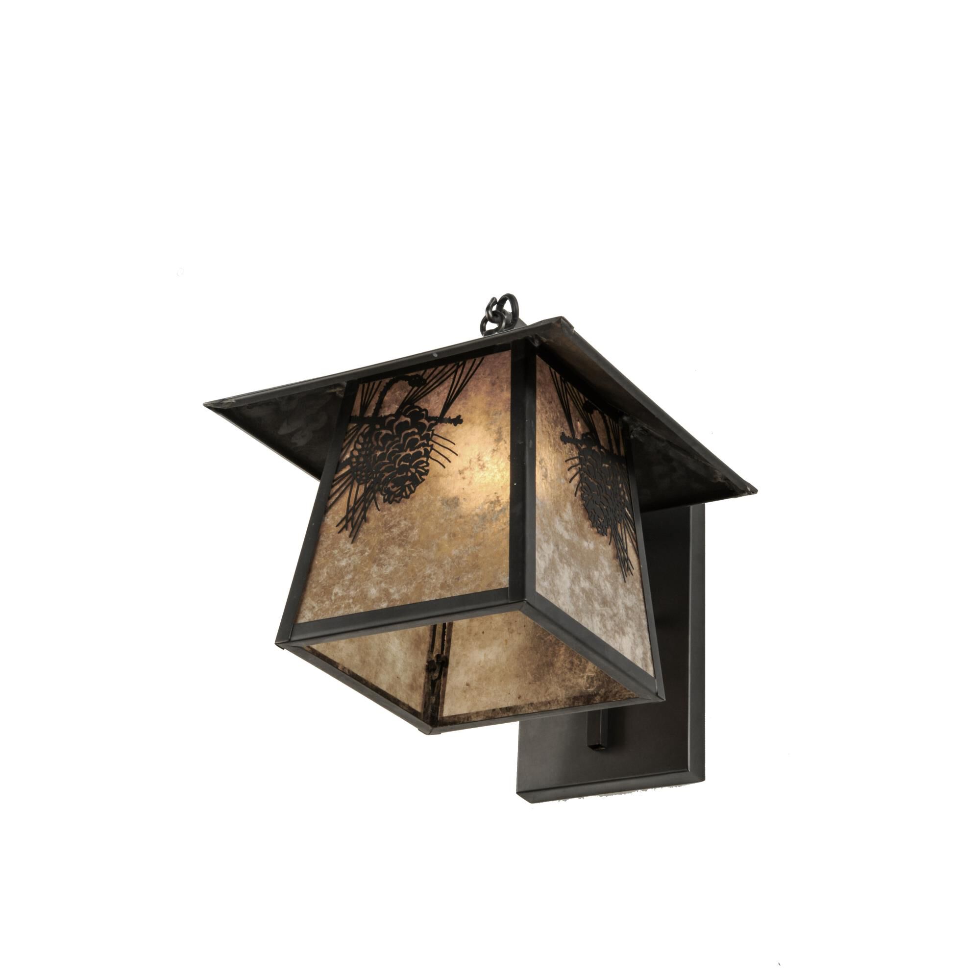 Meyda Lighting Stillwater 15 Inch Tall Outdoor Wall Light