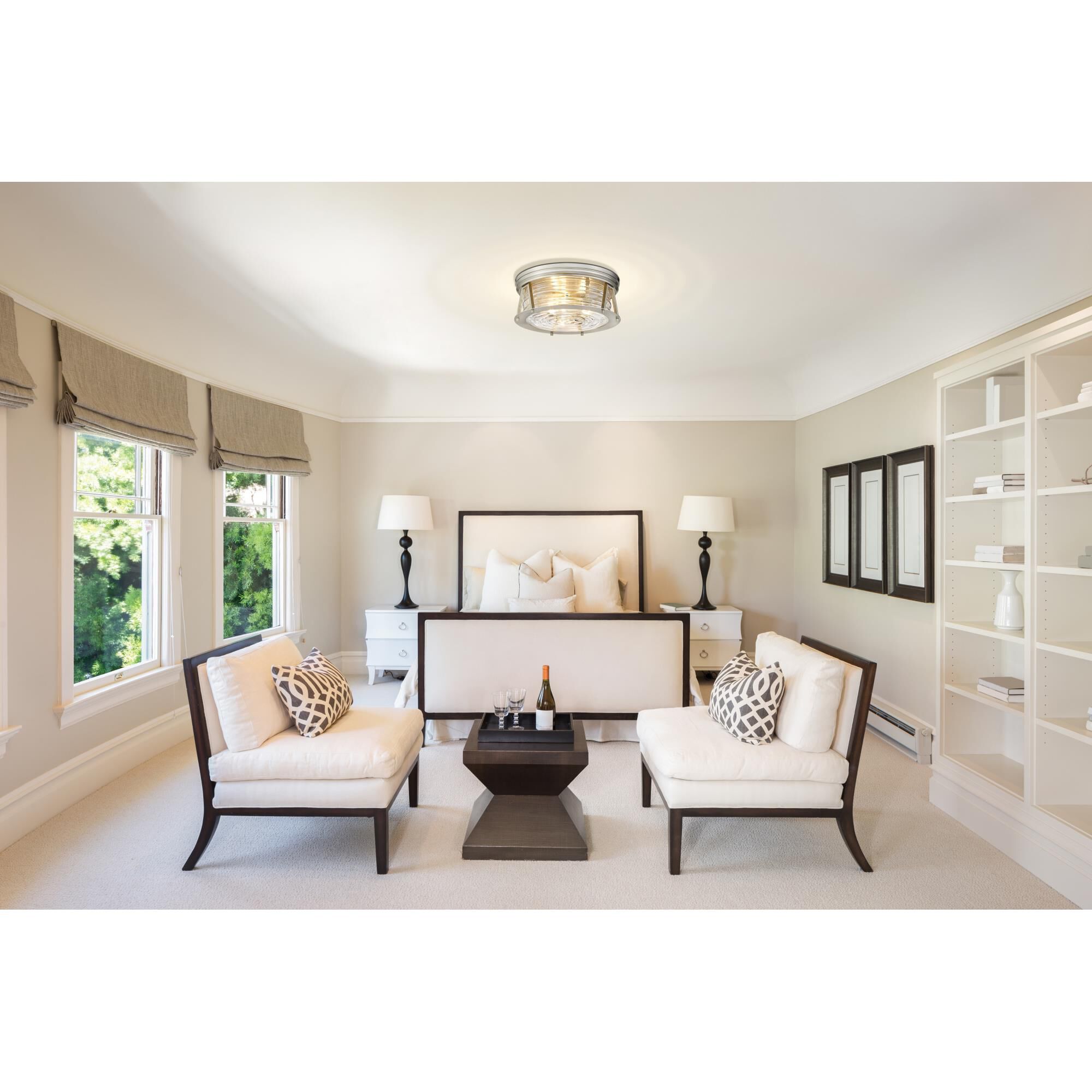 Cape Harbor 16 Inch 3 Light Flush Mount by Z-Lite