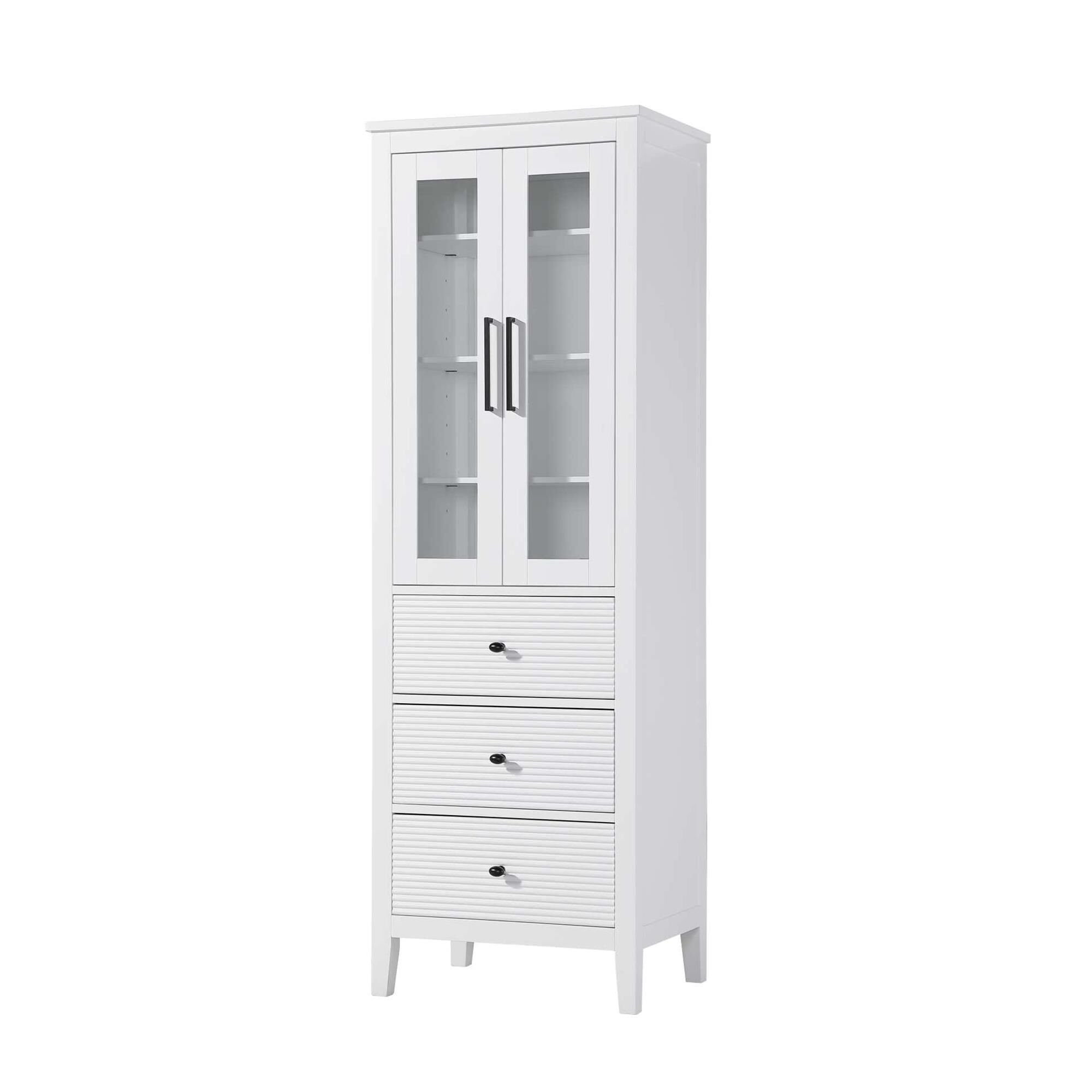 Shown in White finish