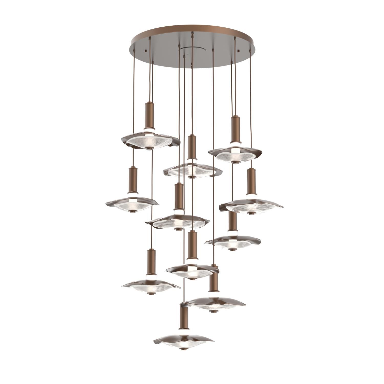 Levi Wilson Cumulus 44 Inch Multi Light Pendant by Hammerton Studio