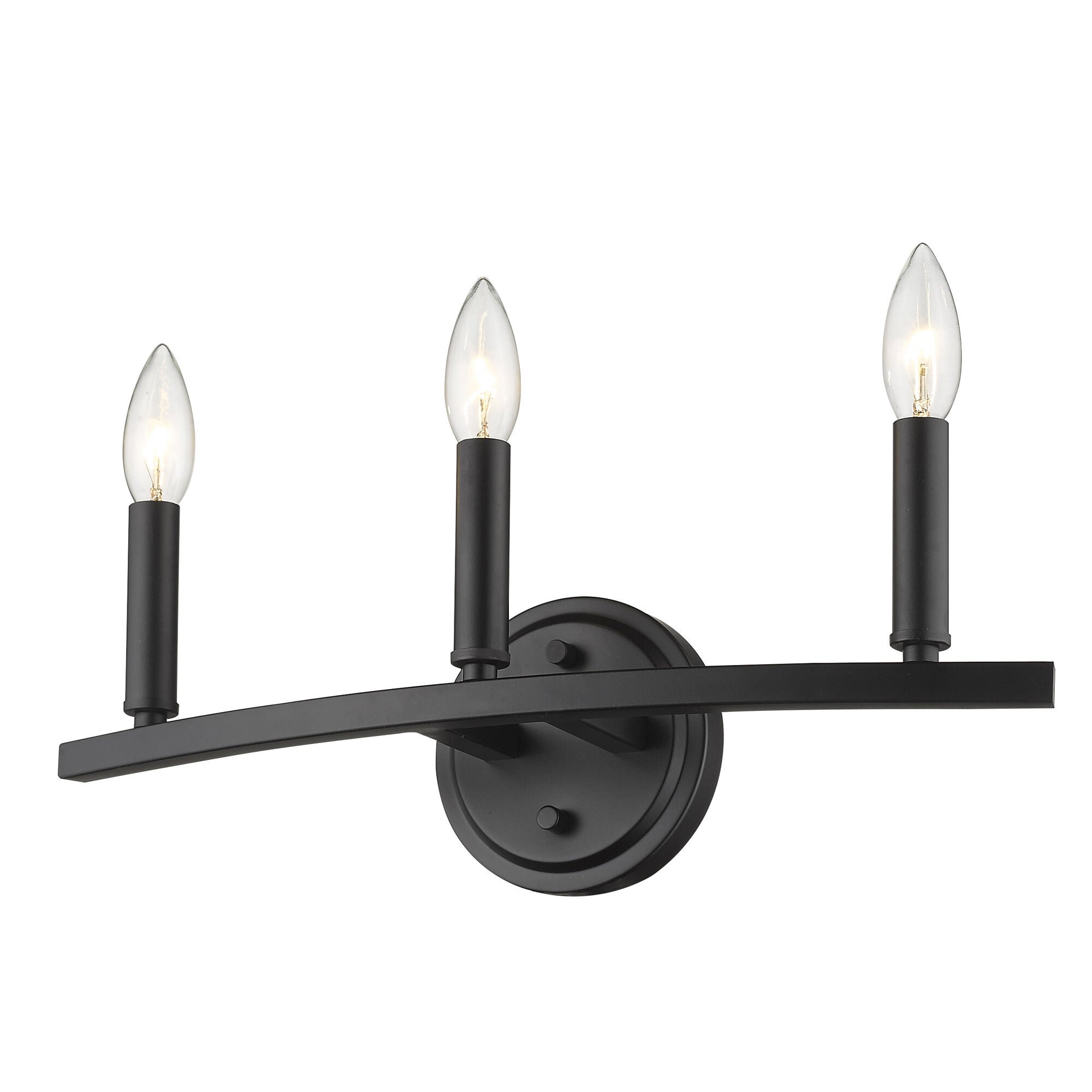 Shown in Matte Black finish and -- glass and -- shade