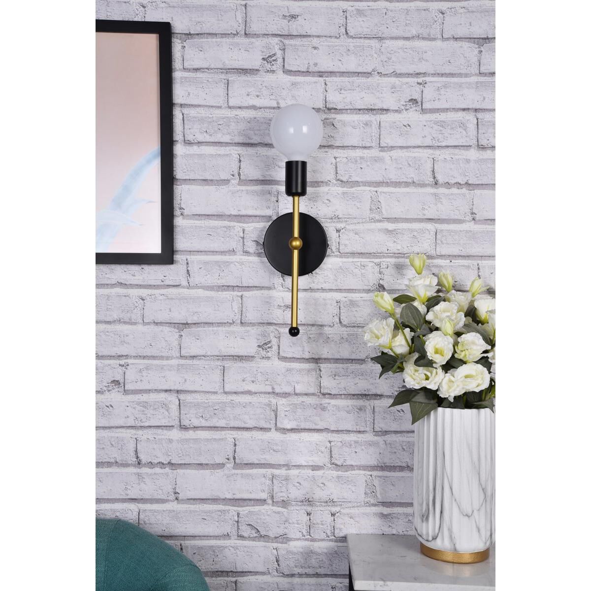 Keely 4 Inch Wall Sconce by Elegant Lighting