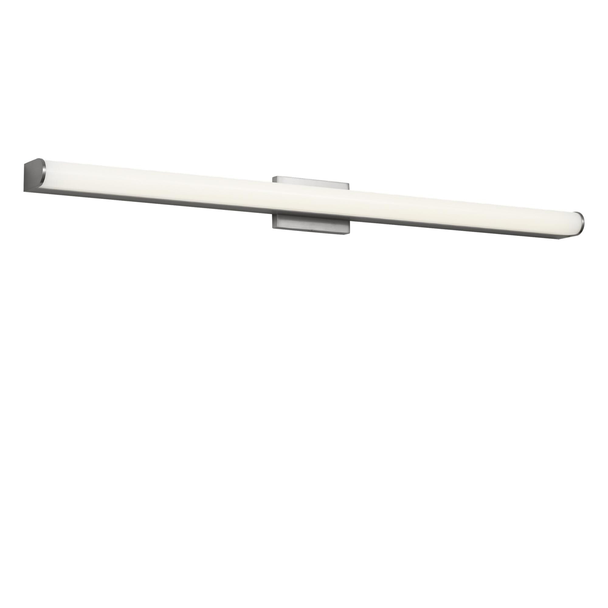 Shown in Brushed Nickel finish and Polycarbonate shade