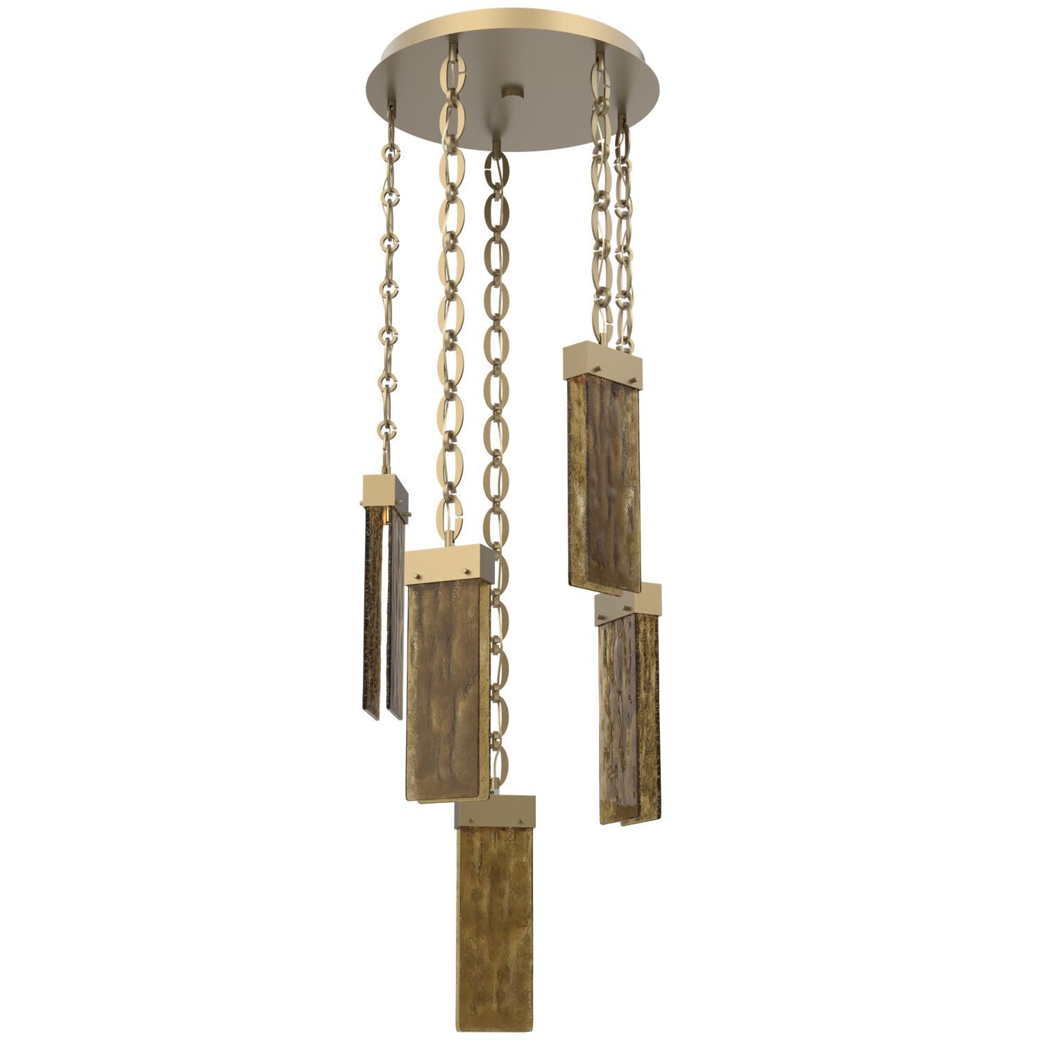 Levi Wilson Parallel 19 Inch Multi Light Pendant by Hammerton Studio