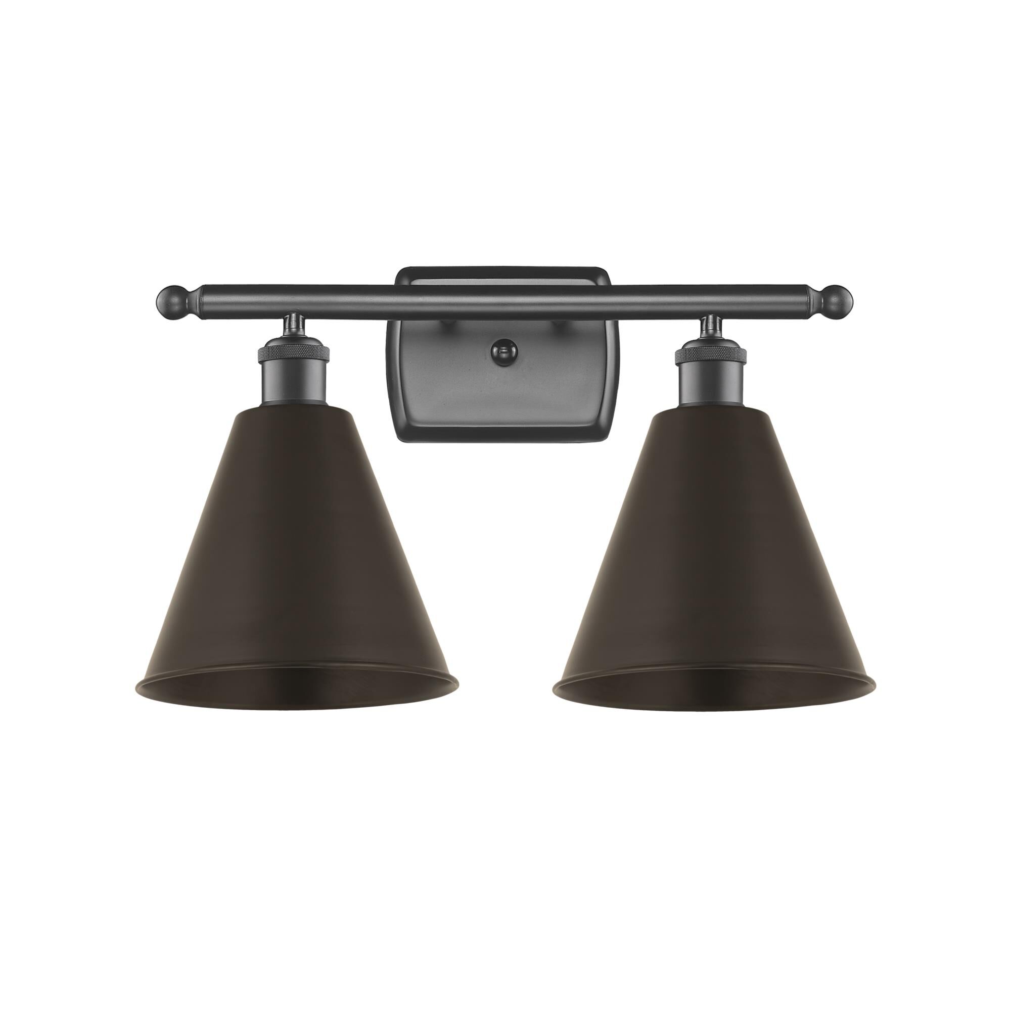 Bruno Marashlian Ballston Cone 18 Inch 2 Light Bath Vanity Light by Innovations Lighting