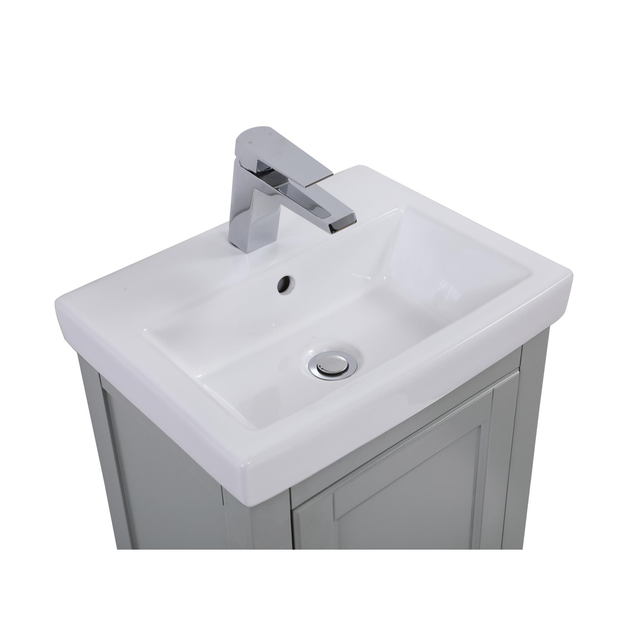 Shown in Grey finish