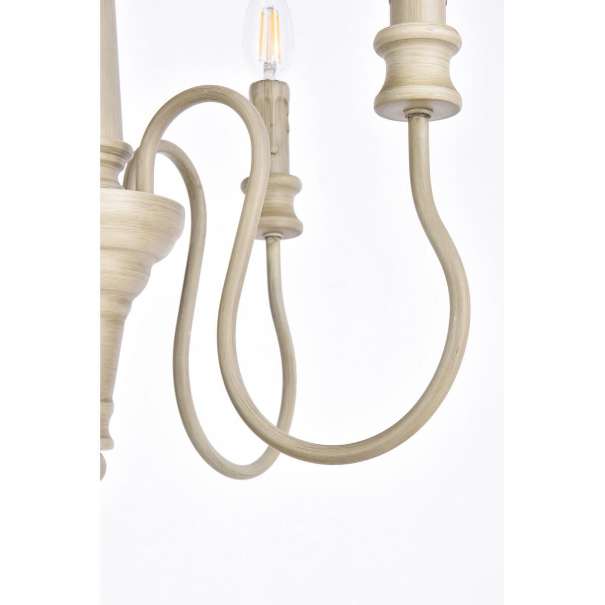 Flynx 17 Inch 4 Light Mini Chandelier by Elegant Lighting