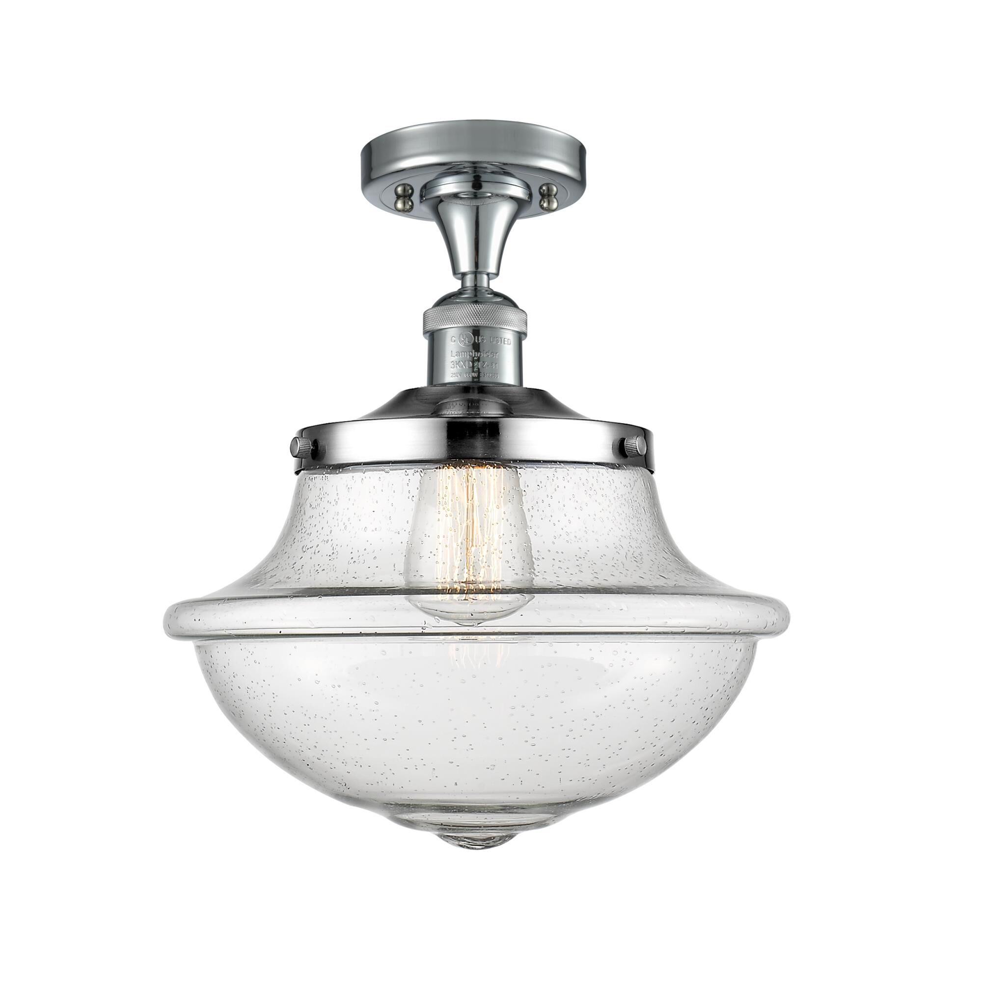 Bruno Marashlian Oxford 12 Inch 1 Light Semi Flush Mount by Innovations Lighting
