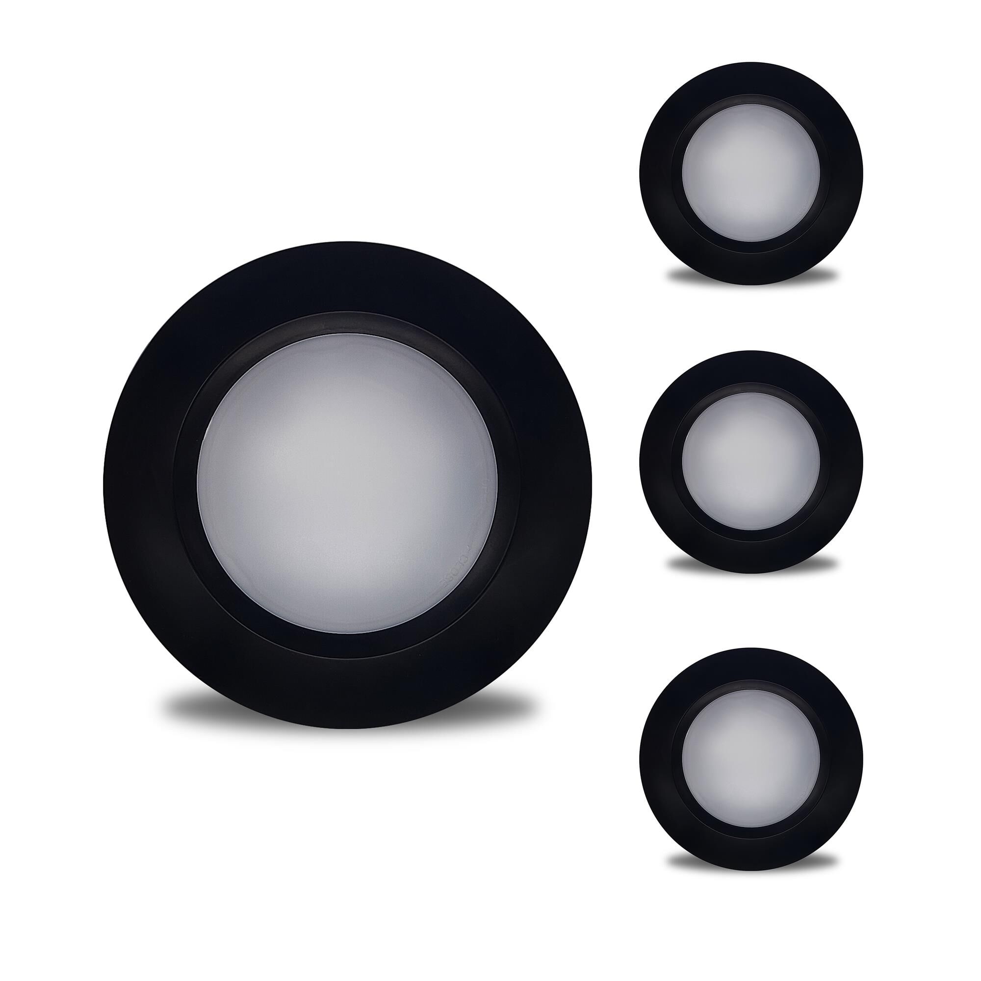 Shown in Black finish