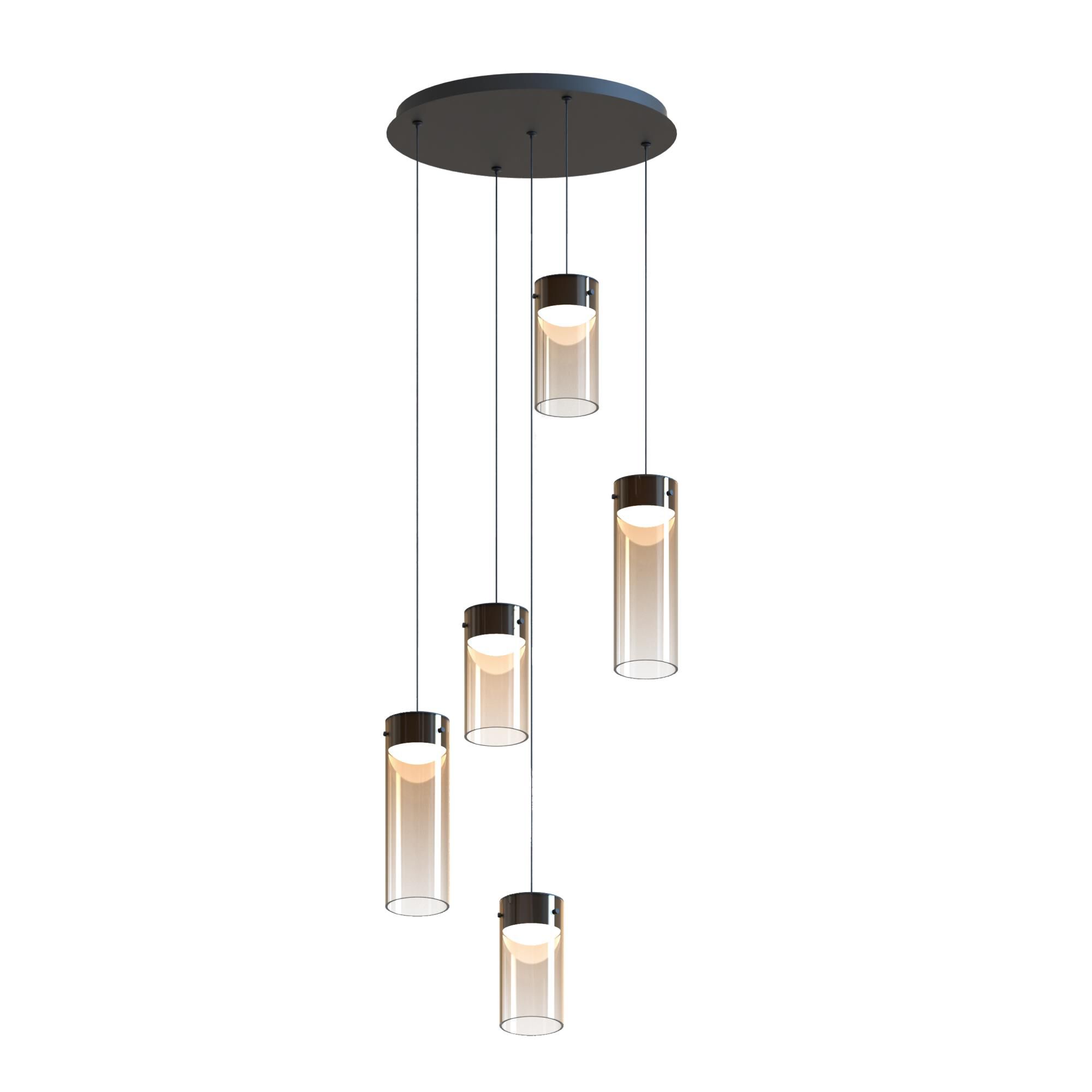 Highball 17 Inch Multi Light Pendant by ET2 Lighting