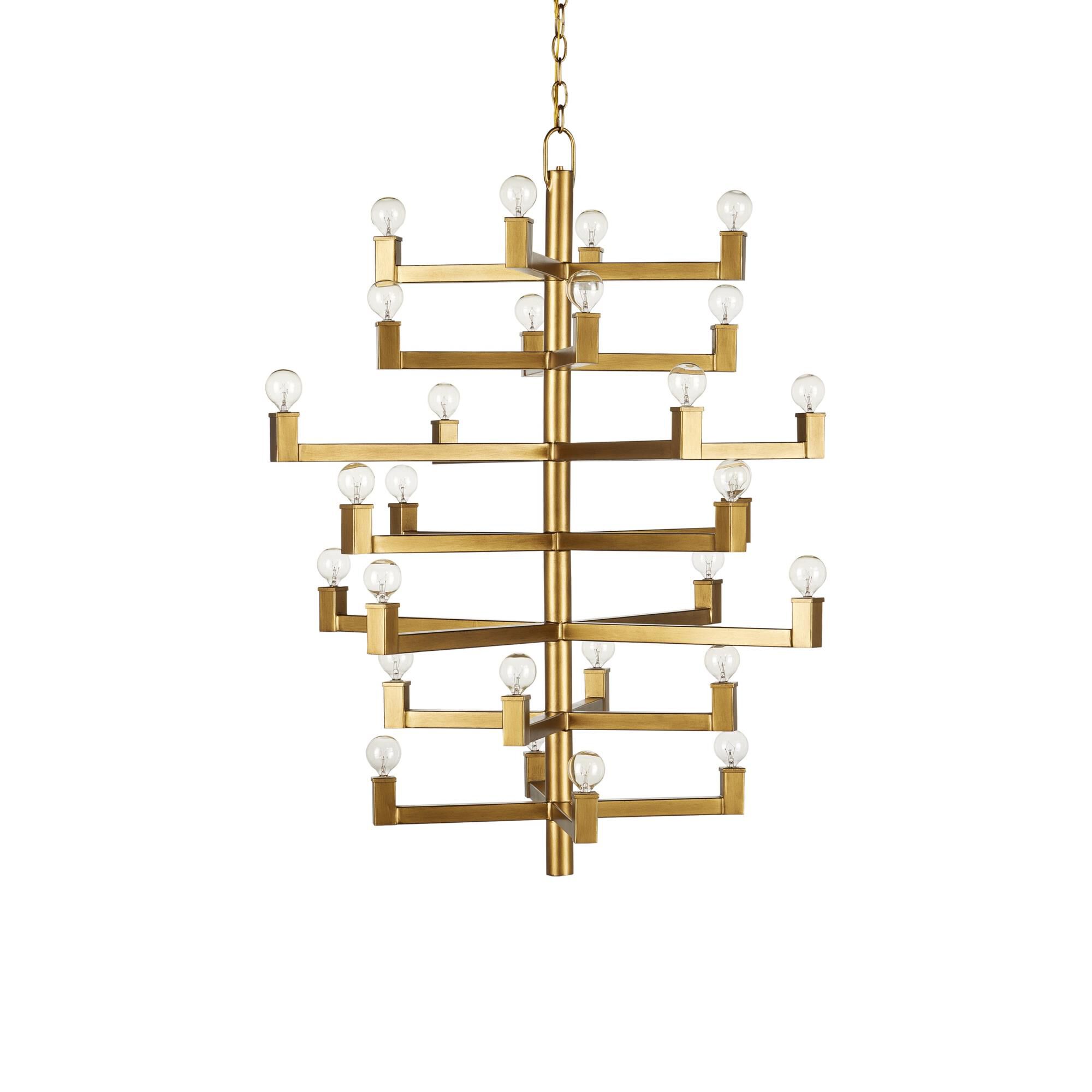 Andre 32 Inch 28 Light Chandelier by Currey and Company